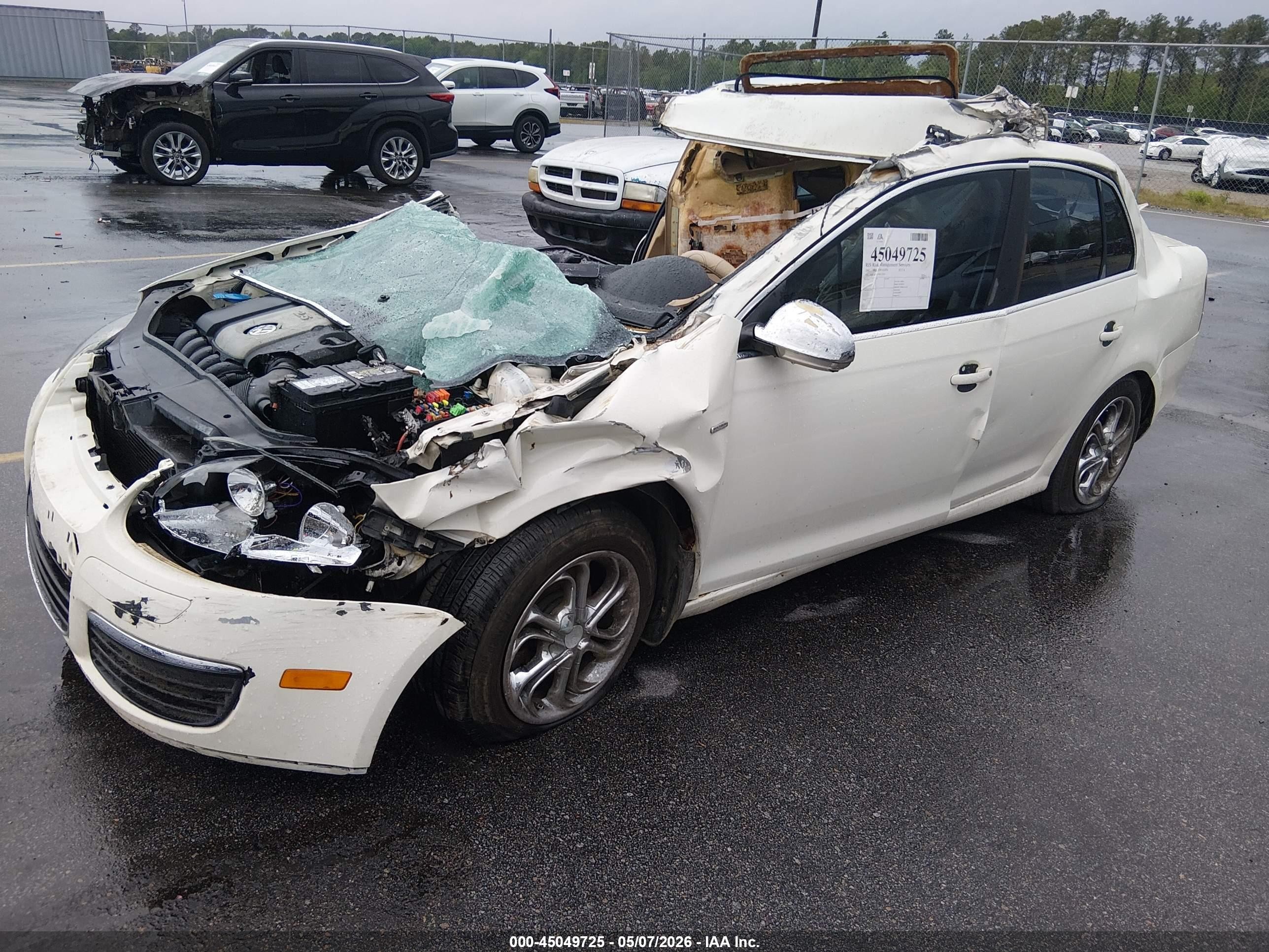 2007 Volkswagen Jetta Wolfsburg Edition White vin: 3VWEF71K07M135707