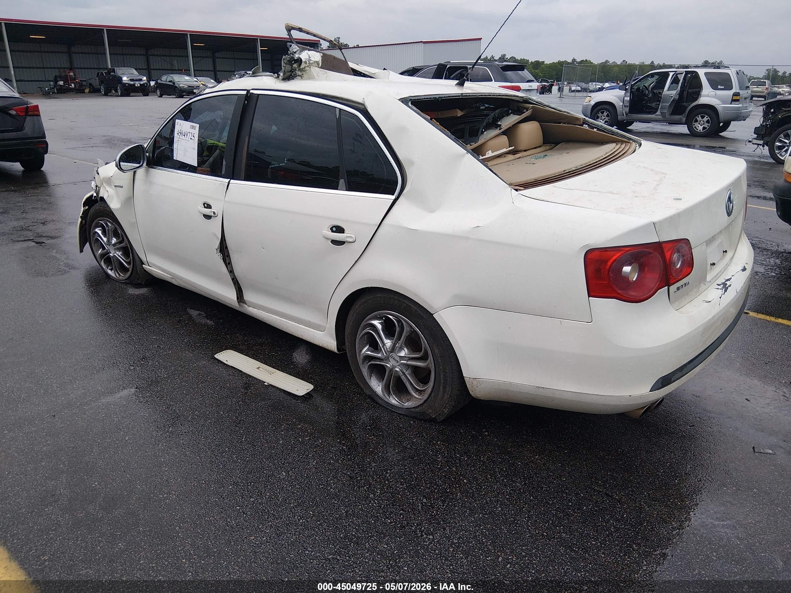 2007 Volkswagen Jetta Wolfsburg Edition White vin: 3VWEF71K07M135707