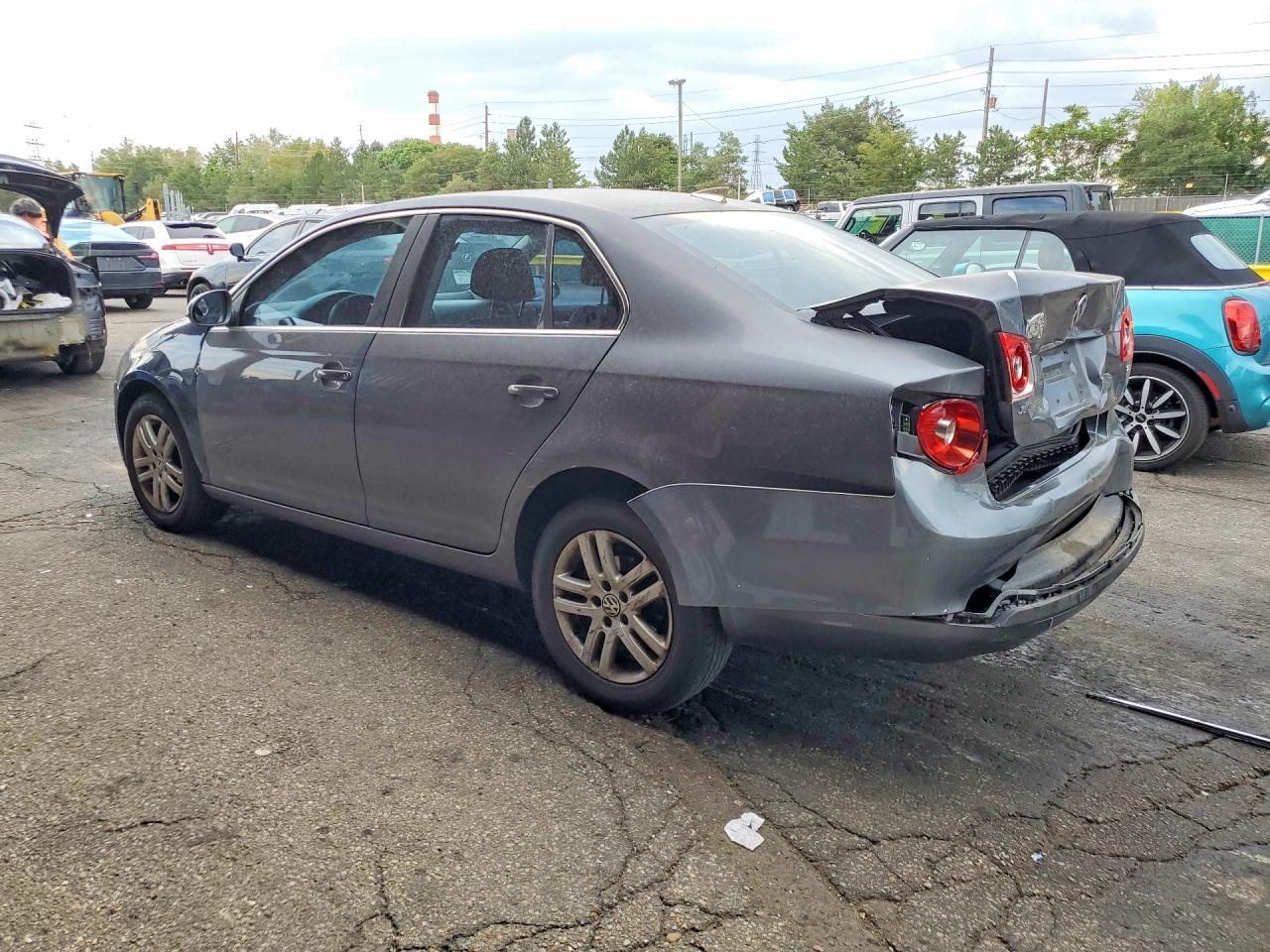 2007 Volkswagen Jetta Wolfsburg Серый vin: 3VWEF71K27M076630