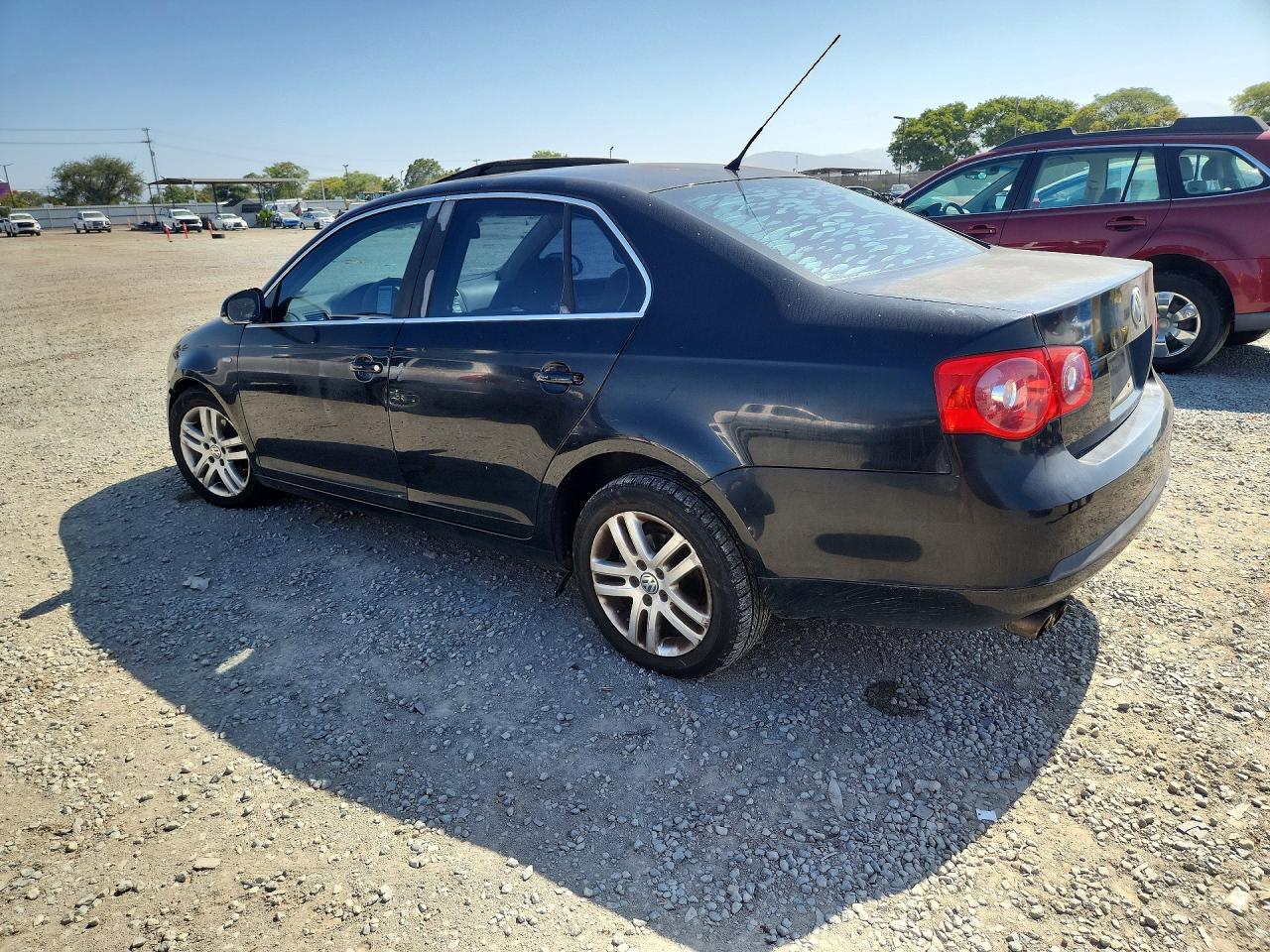 2007 Volkswagen Jetta Wolfsburg Black vin: 3VWEF71K27M082671