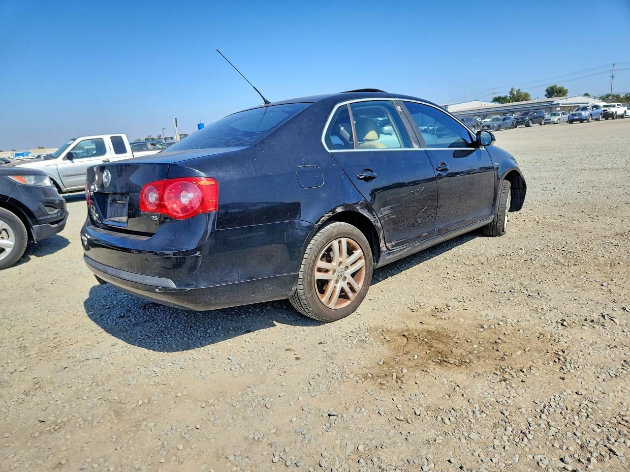 2007 Volkswagen Jetta Wolfsburg Black vin: 3VWEF71K27M082671