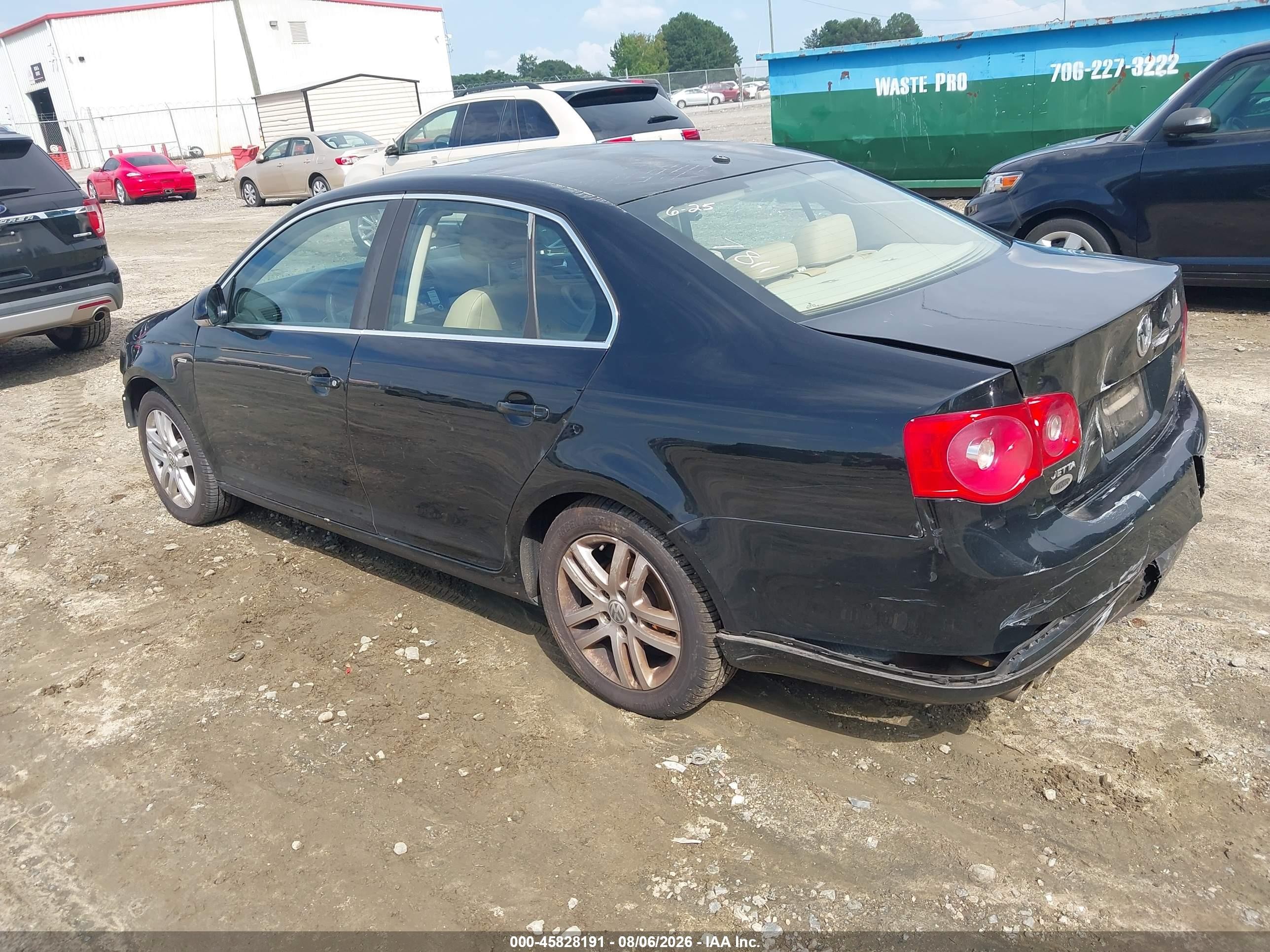 2007 Volkswagen Jetta Wolfsburg Edition Black vin: 3VWEF71K27M187811
