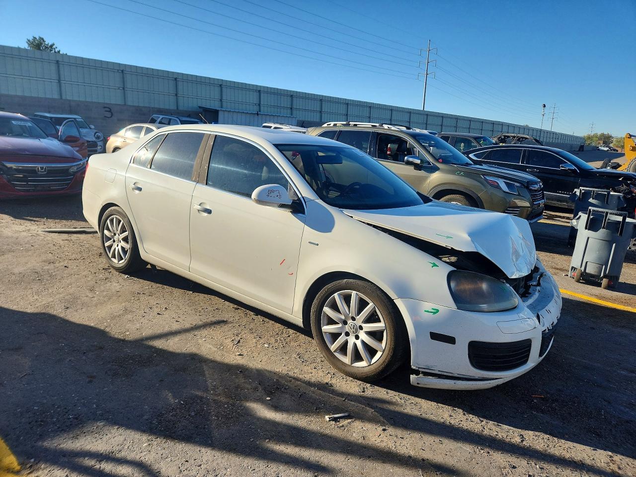 2007 Volkswagen Jetta Wolfsburg White vin: 3VWEF71K47M160979