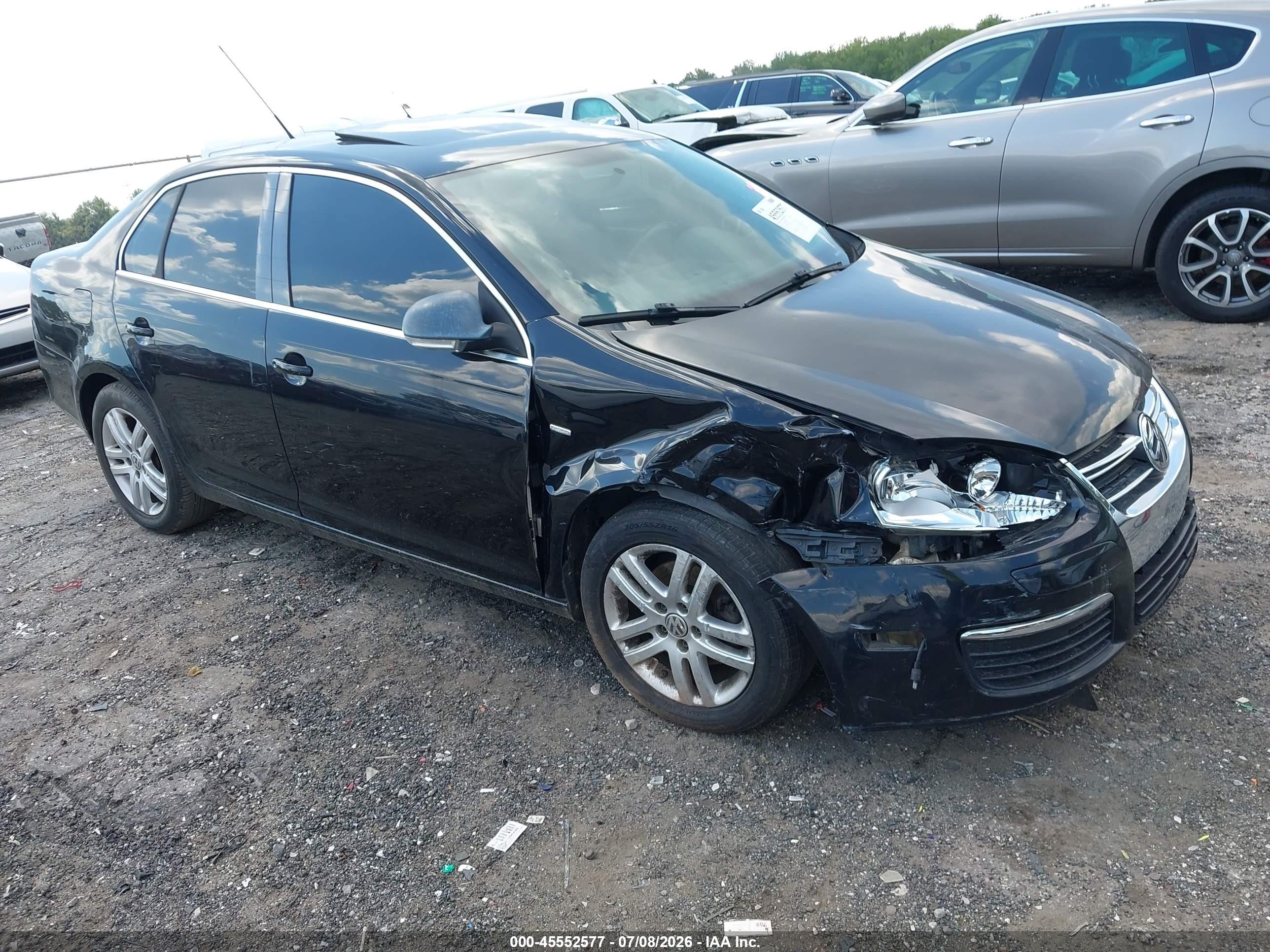 2007 Volkswagen Jetta Wolfsburg Edition Black vin: 3VWEF71K47M182772