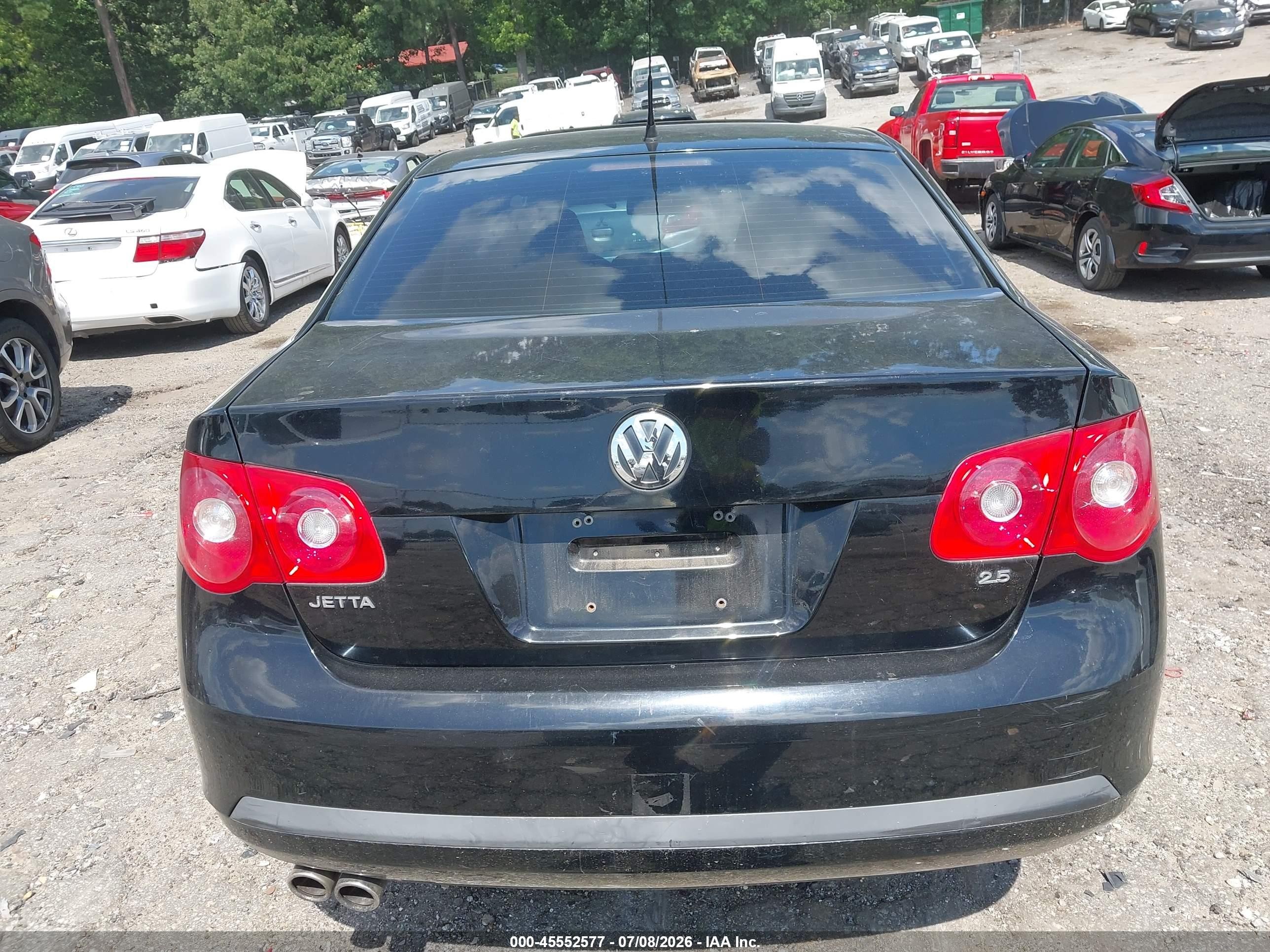 2007 Volkswagen Jetta Wolfsburg Edition Black vin: 3VWEF71K47M182772