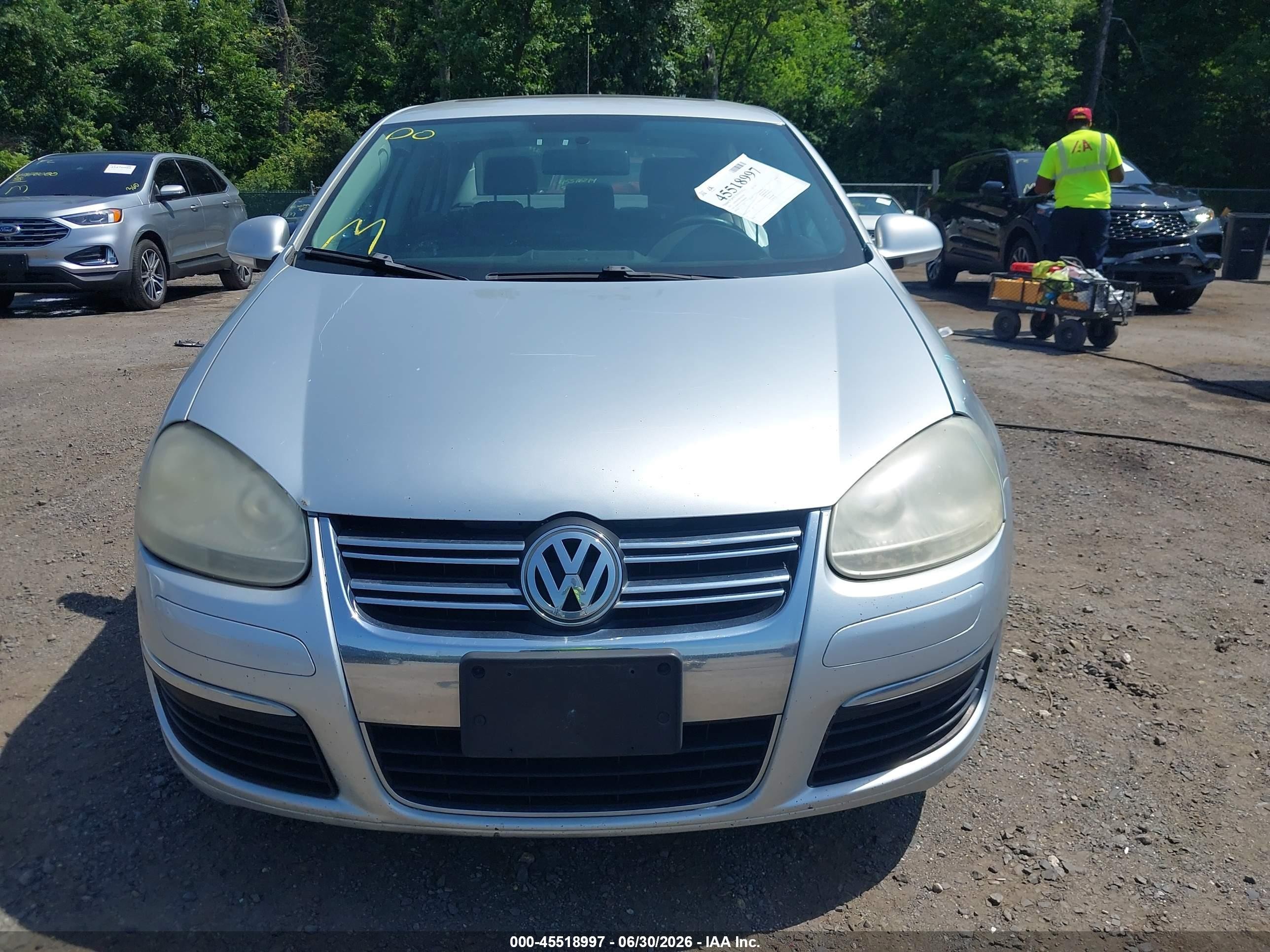 2007 Volkswagen Jetta Wolfsburg Edition Серебряный vin: 3VWEF71K77M084450