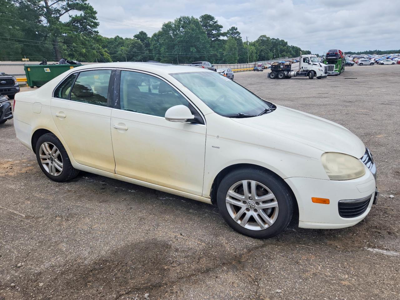 2007 Volkswagen Jetta Wolfsburg White vin: 3VWEF71K87M071223