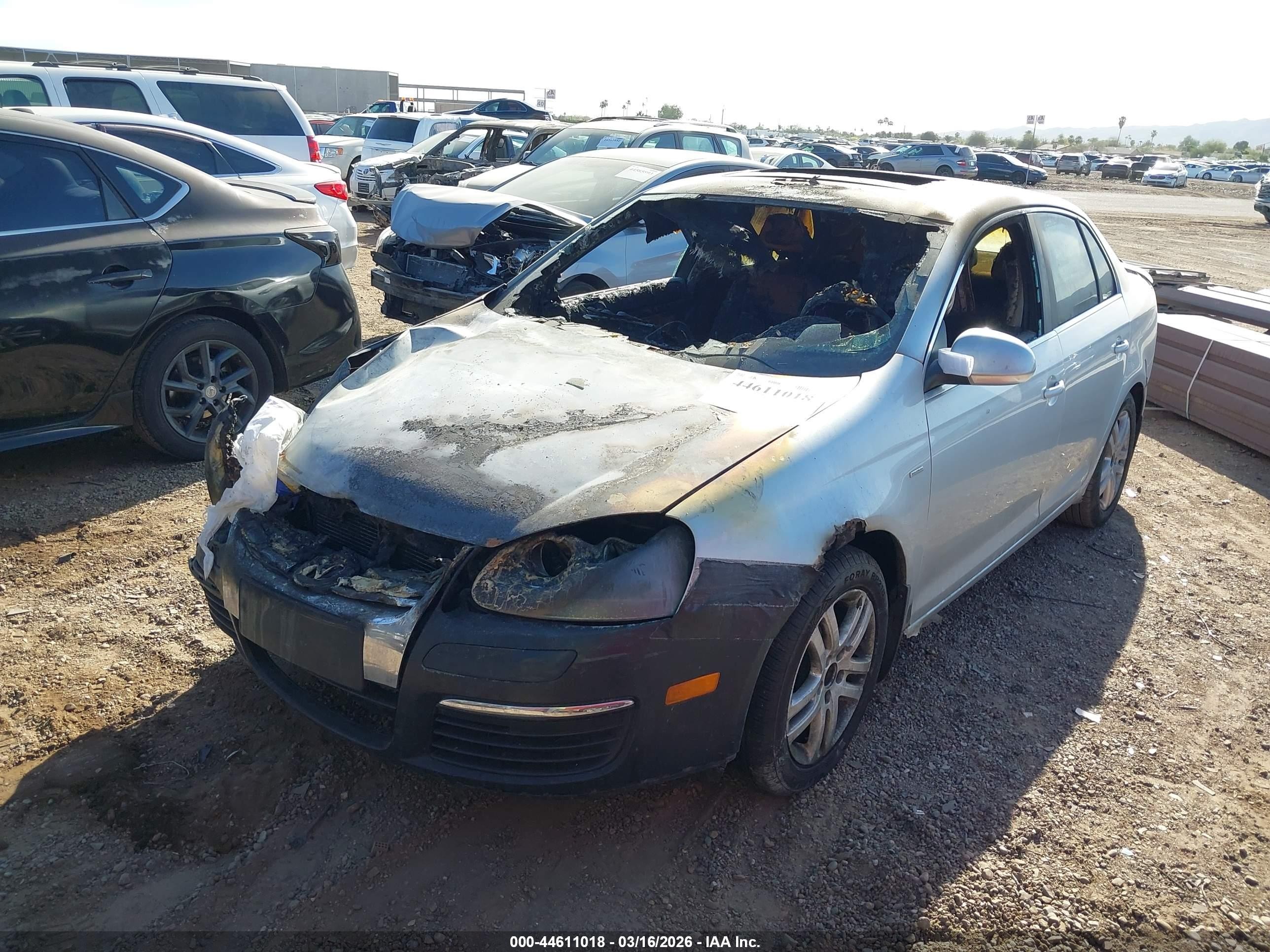 2007 Volkswagen Jetta Wolfsburg Edition Silver vin: 3VWEF71K97M056732