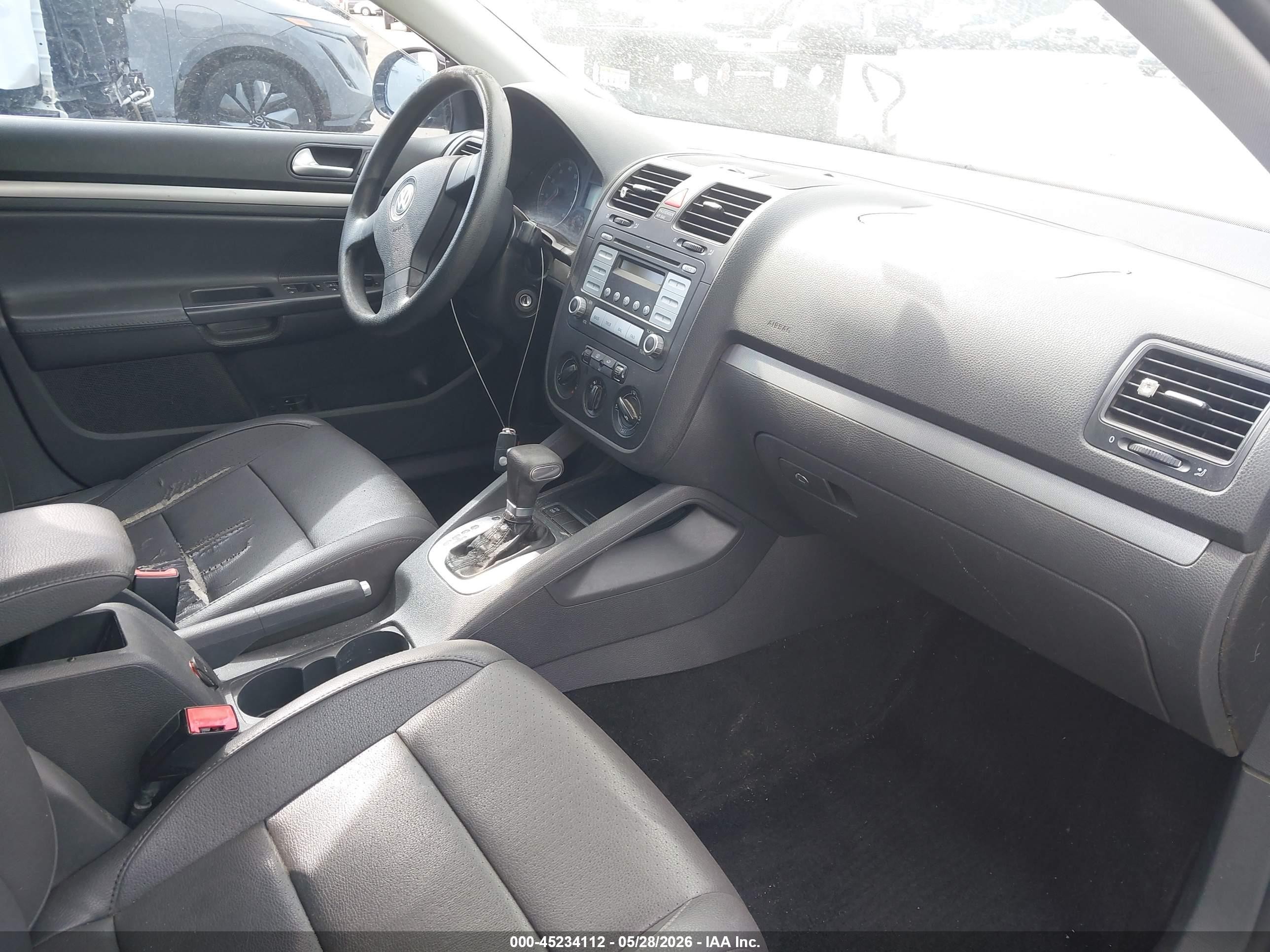 2007 Volkswagen Jetta Wolfsburg Edition Черный vin: 3VWEF81K37M184521