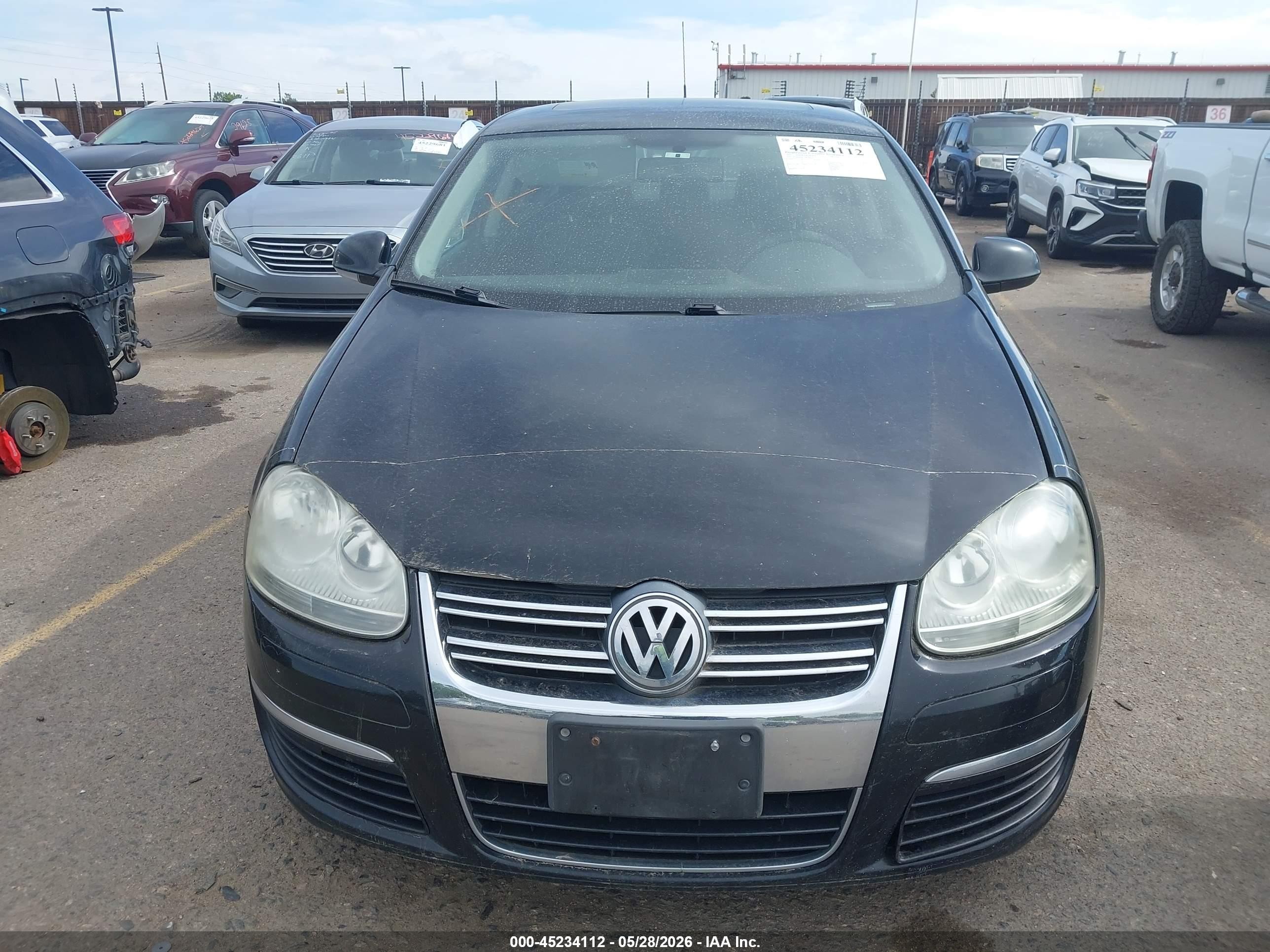 2007 Volkswagen Jetta Wolfsburg Edition Черный vin: 3VWEF81K37M184521