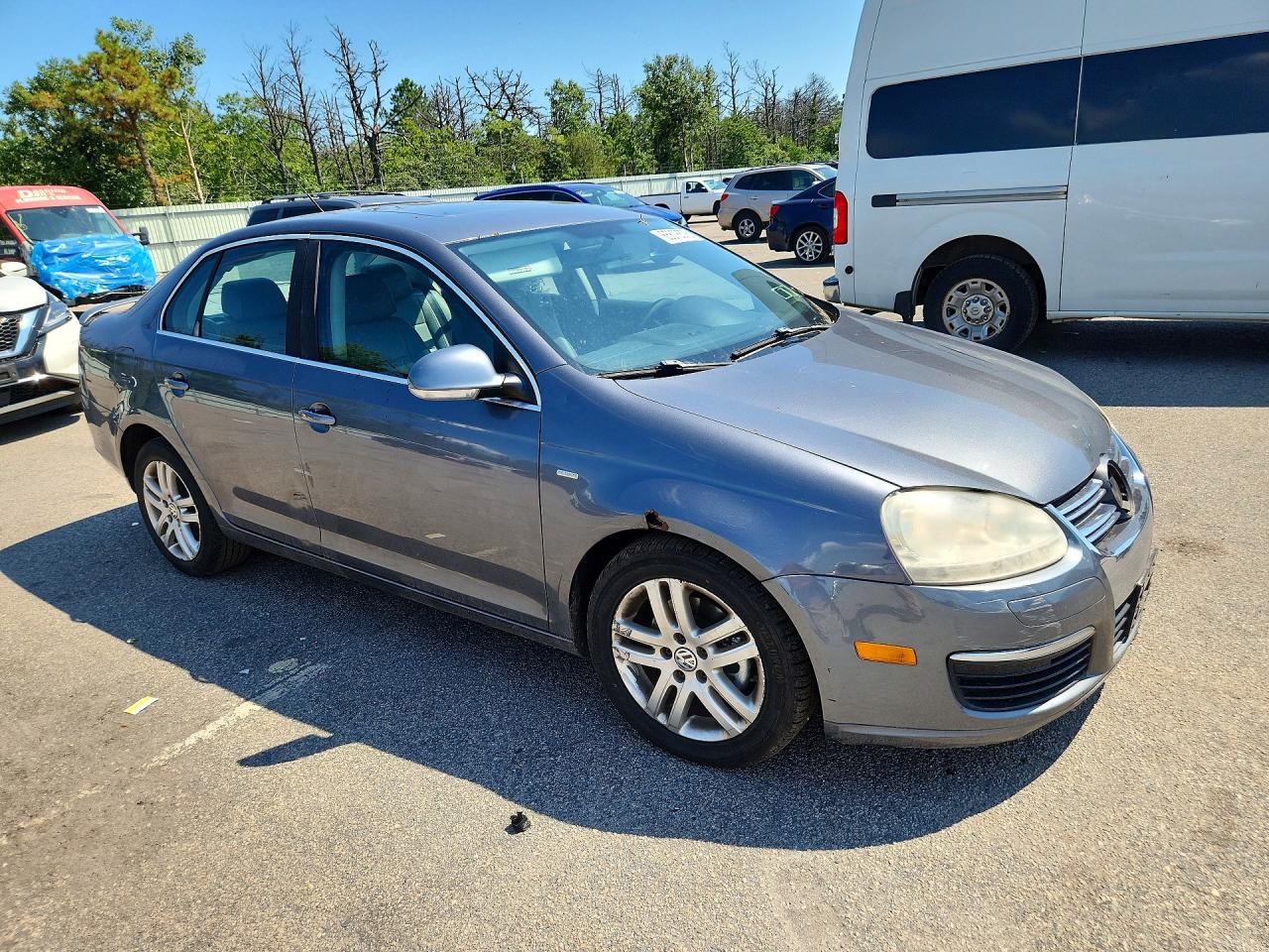 2007 Volkswagen Jetta Wolfsburg Серый vin: 3VWEG71K47M078697