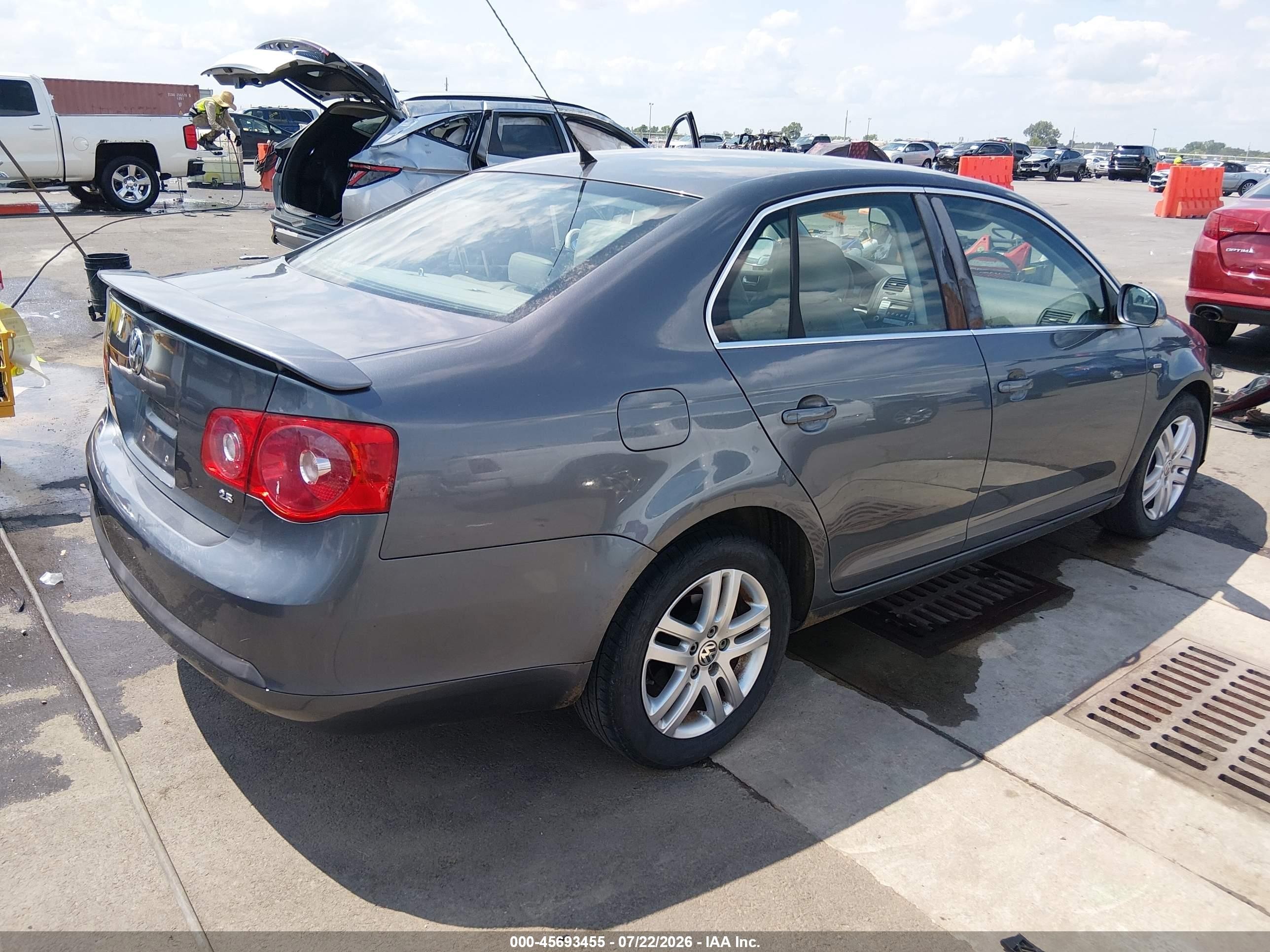 2007 Volkswagen Jetta Wolfsburg Edition Gray vin: 3VWEG71K77M078838