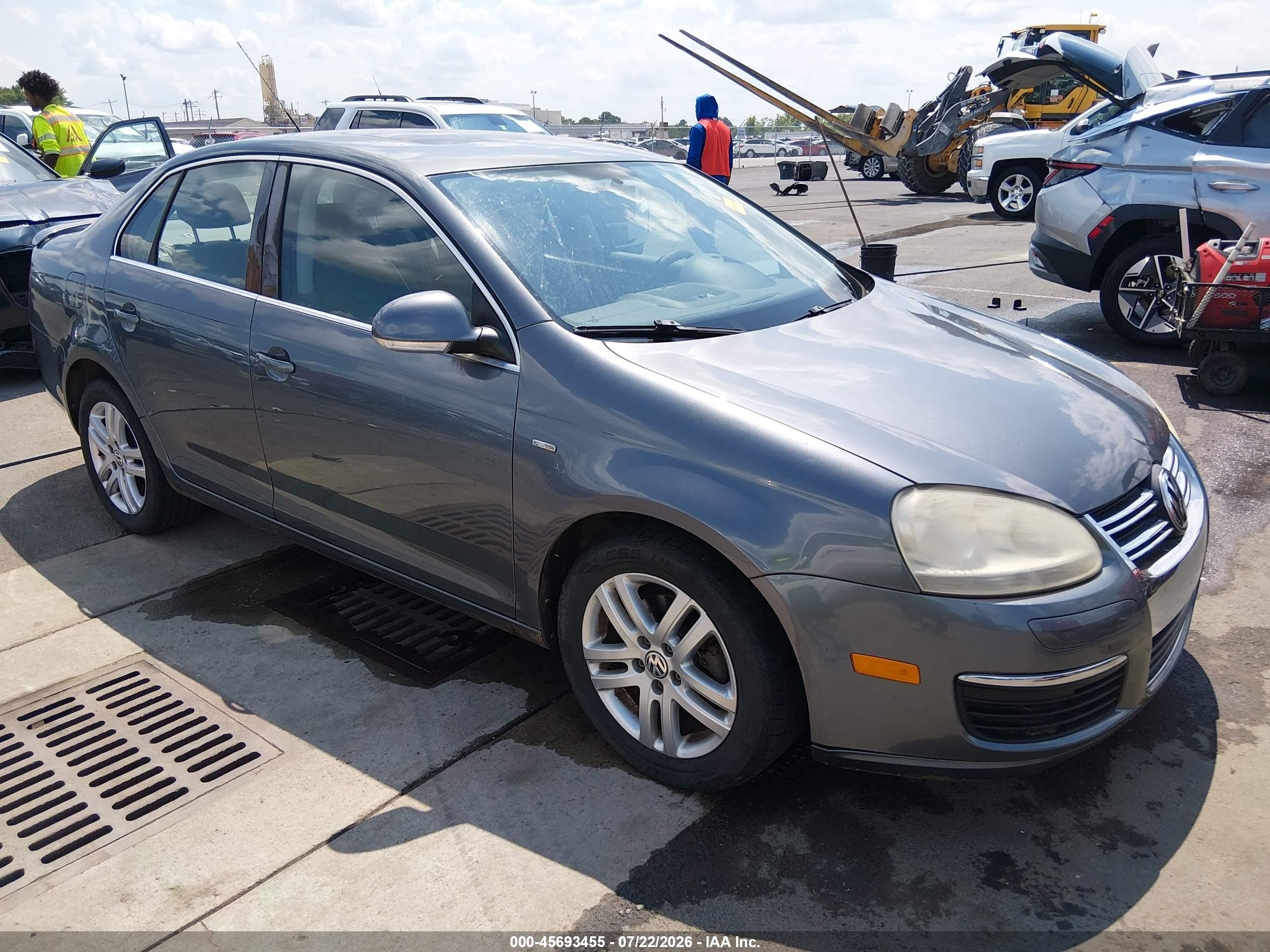 2007 Volkswagen Jetta Wolfsburg Edition Gray vin: 3VWEG71K77M078838