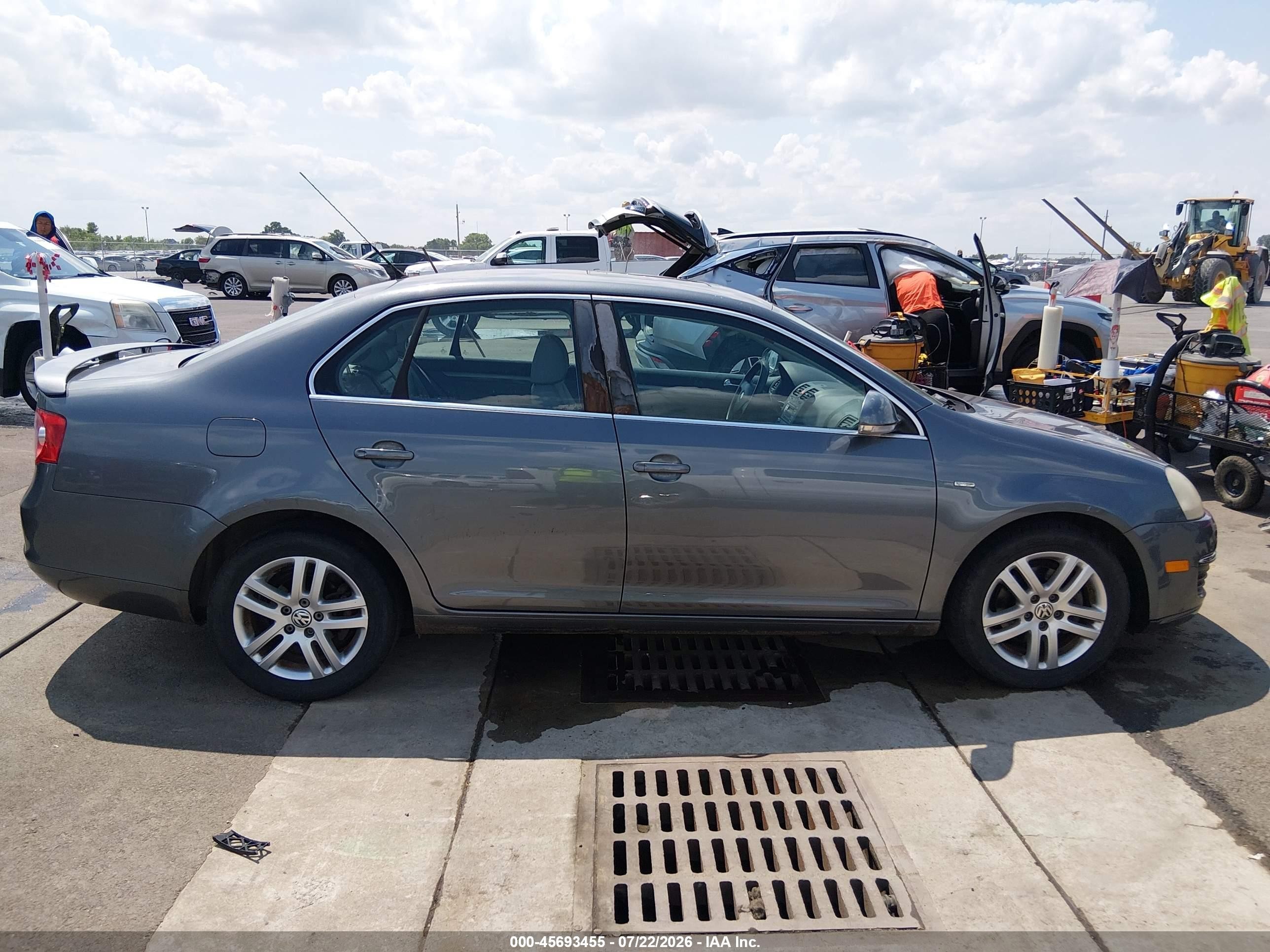 2007 Volkswagen Jetta Wolfsburg Edition Gray vin: 3VWEG71K77M078838