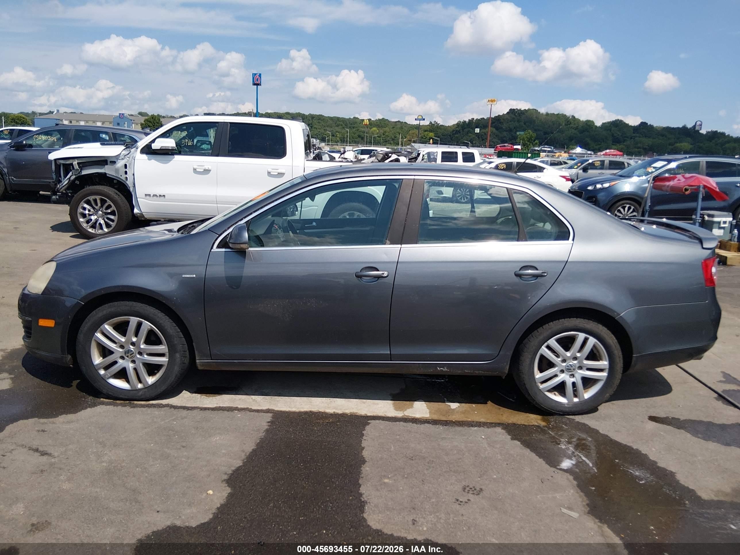 2007 Volkswagen Jetta Wolfsburg Edition Gray vin: 3VWEG71K77M078838