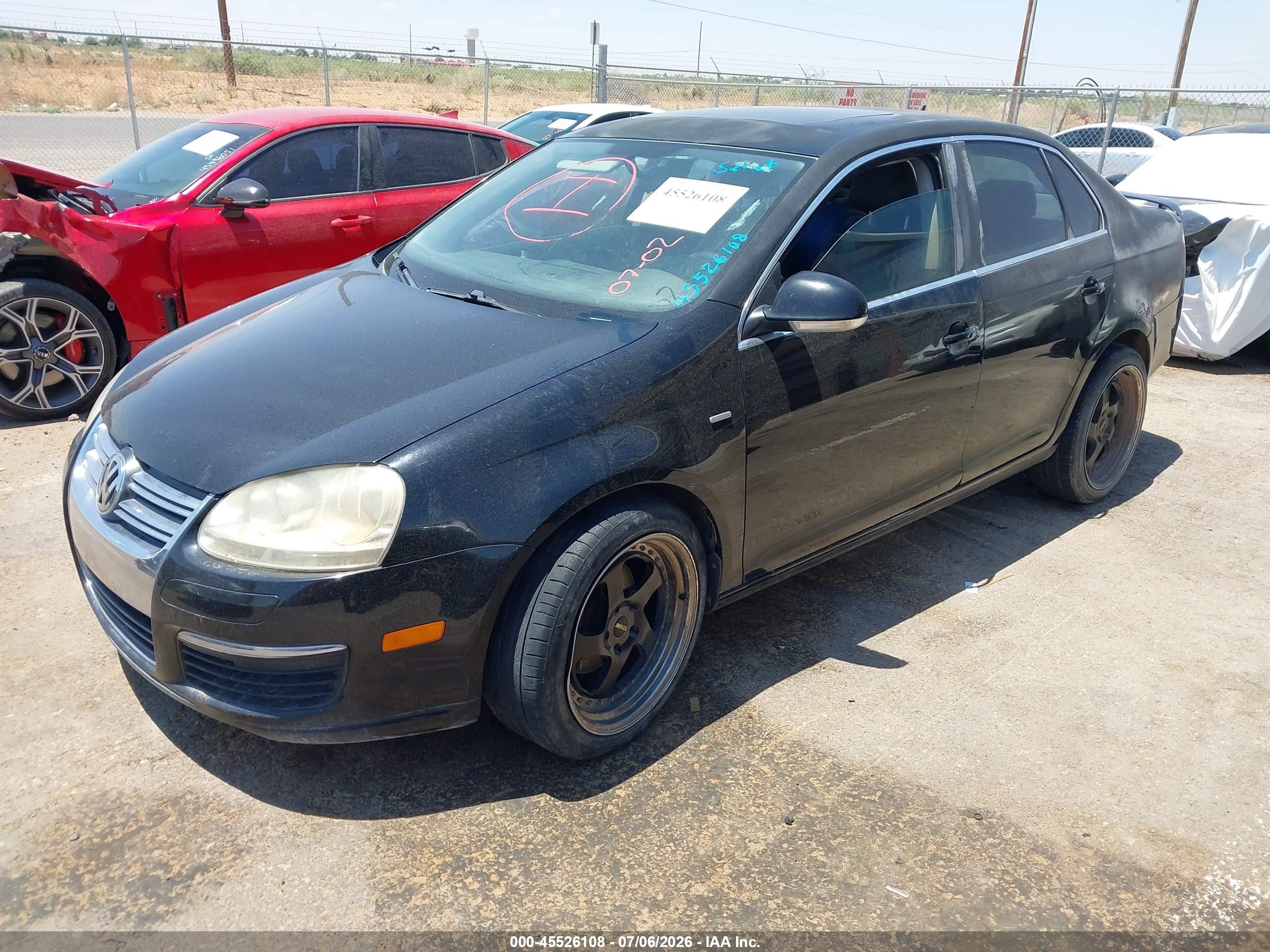 2007 Volkswagen Jetta Wolfsburg Edition Black vin: 3VWEG71K87M137881