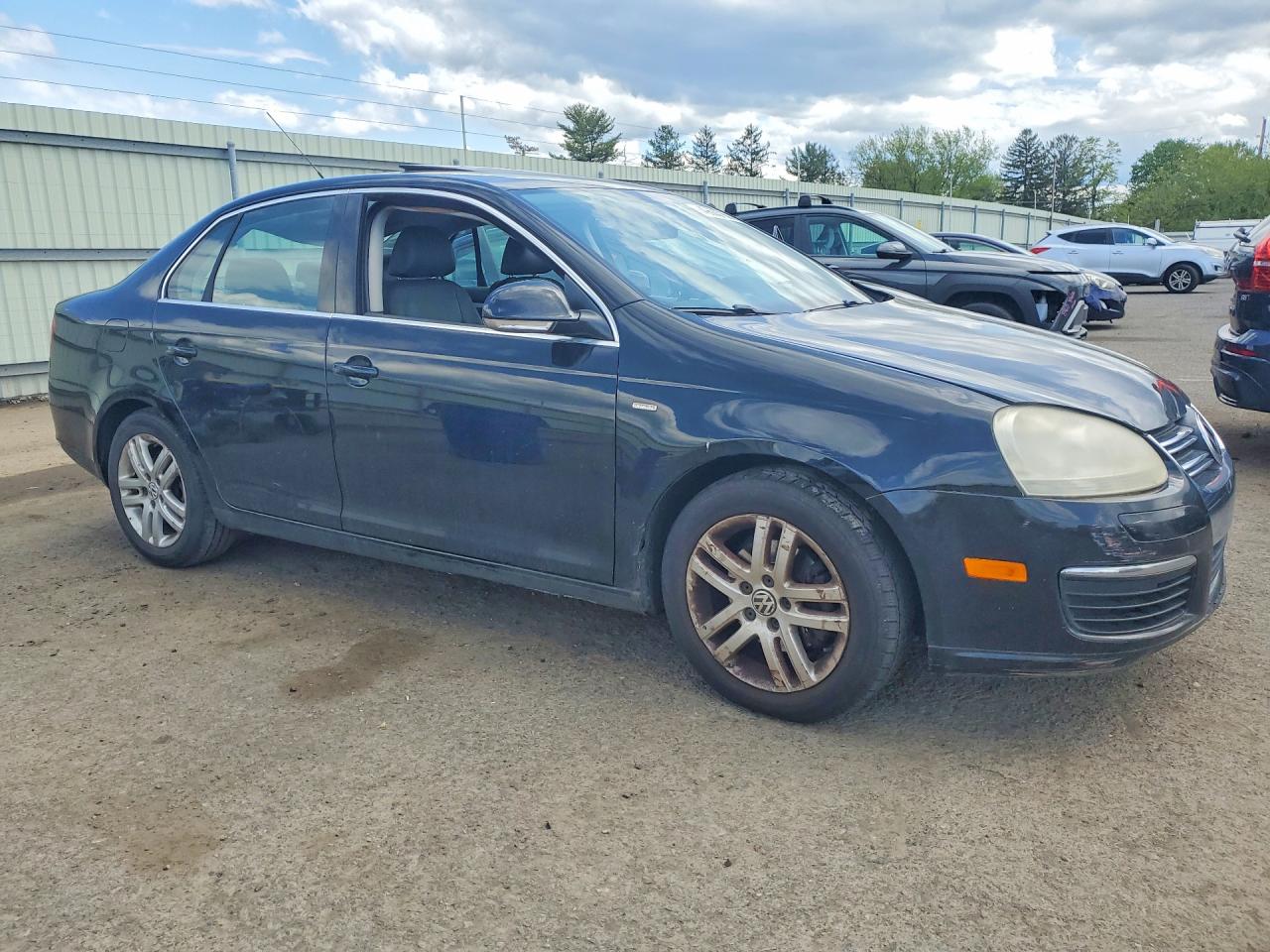 2007 Volkswagen Jetta Wolfsburg Black vin: 3VWEG71KX7M157307
