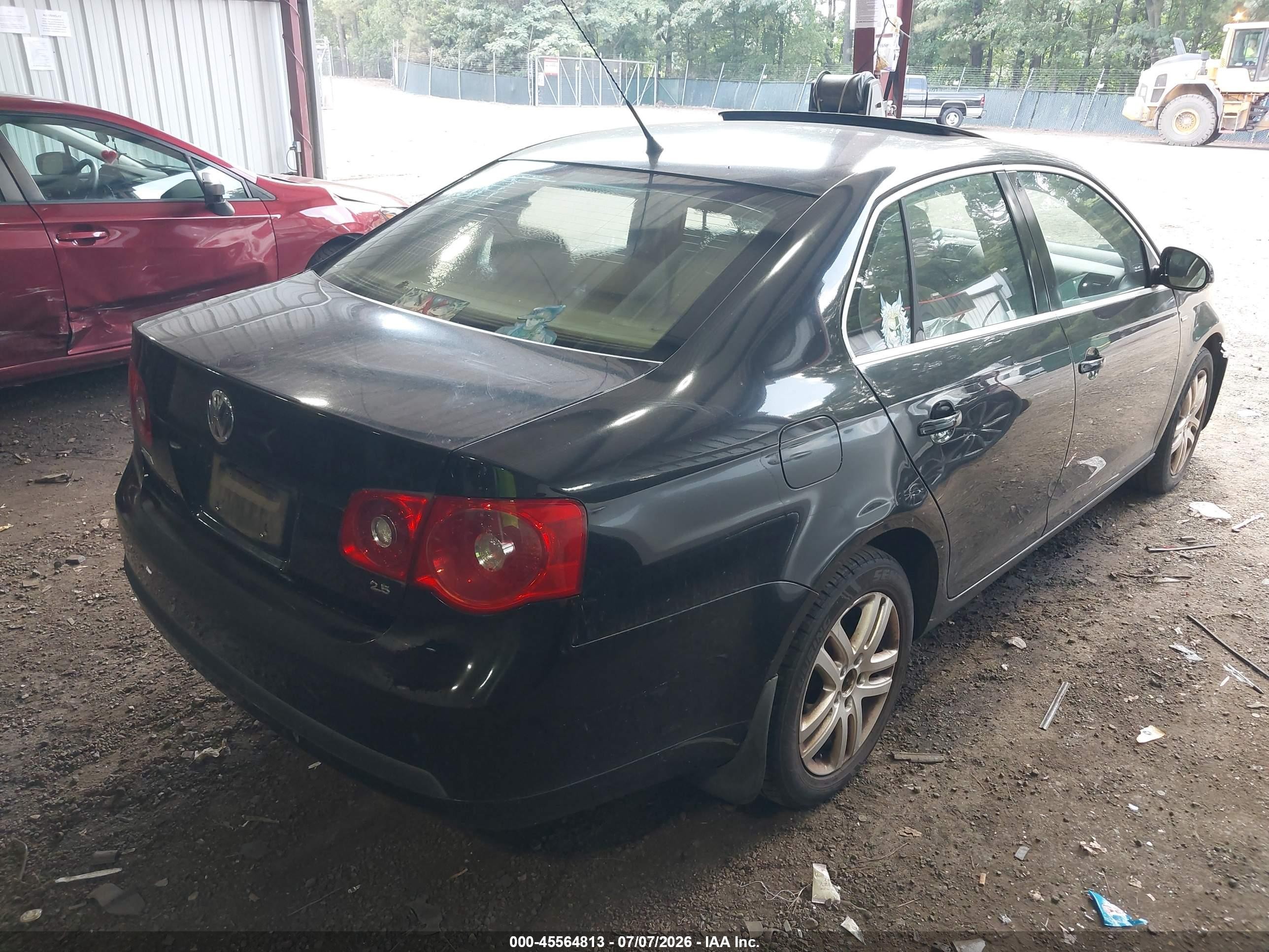 2007 Volkswagen Jetta Wolfsburg Edition Black vin: 3VWEG81K97M088812
