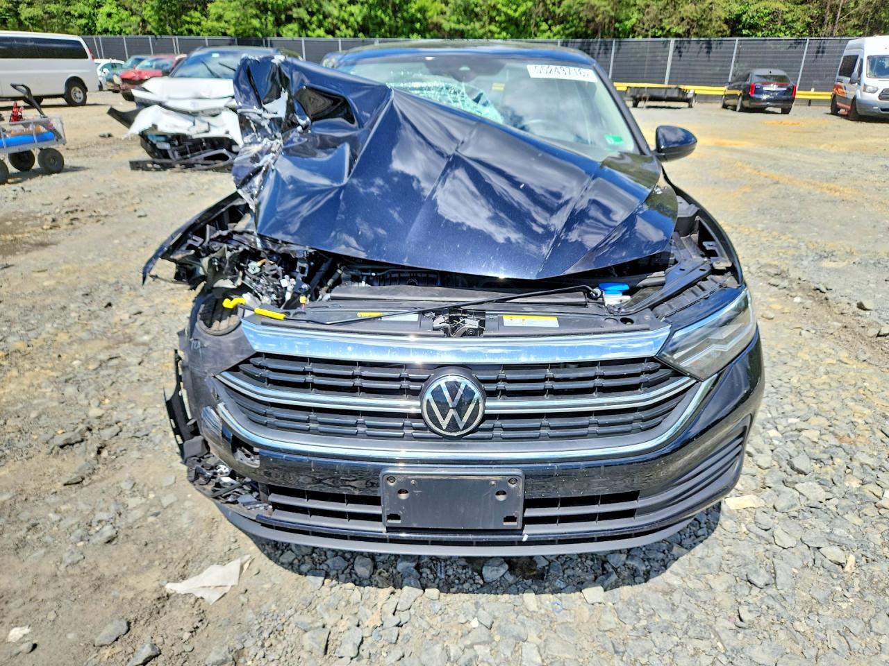 2023 Volkswagen Jetta Se Черный vin: 3VWEM7BU2PM013291