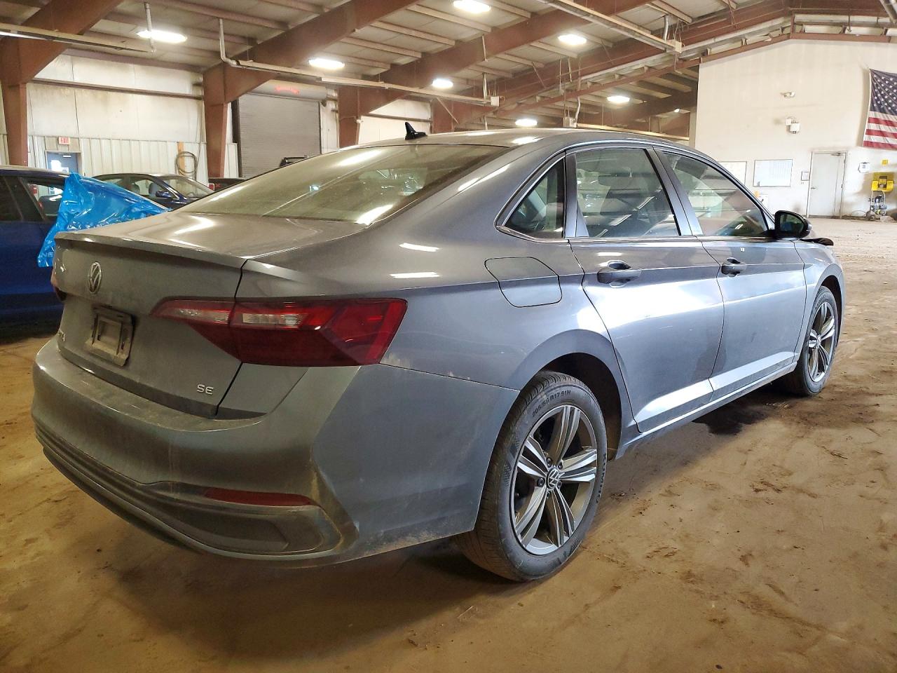 2024 Volkswagen Jetta Se Gray vin: 3VWEM7BU2RM039439