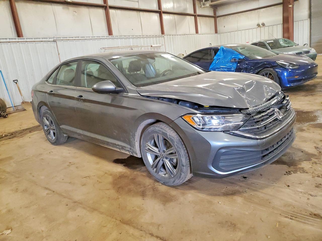 2024 Volkswagen Jetta Se Gray vin: 3VWEM7BU2RM039439
