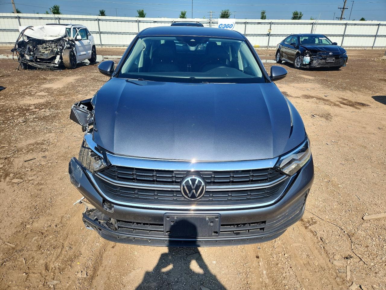 2022 Volkswagen Jetta Se Gray vin: 3VWEM7BU6NM003313