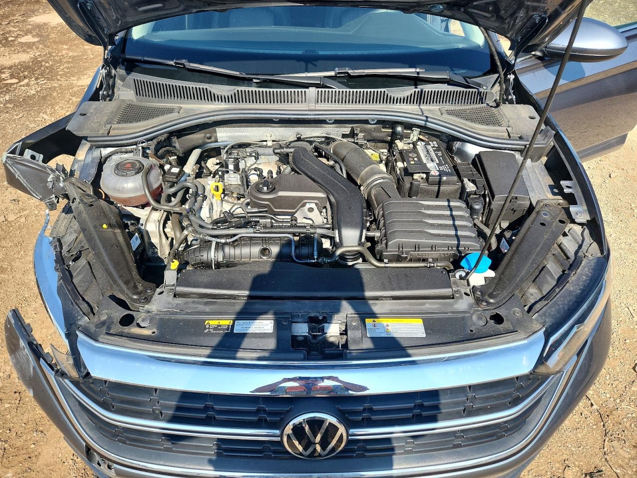 2022 Volkswagen Jetta Se Gray vin: 3VWEM7BU6NM003313