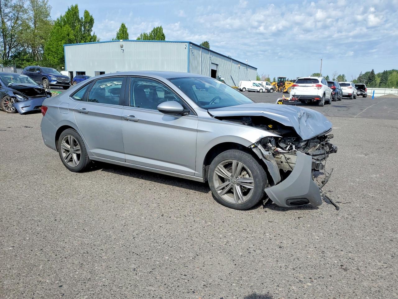 2022 Volkswagen Jetta Se Silver vin: 3VWEM7BU8NM005256