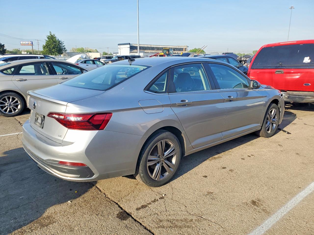 2023 Volkswagen Jetta Se Серый vin: 3VWEM7BU8PM012422