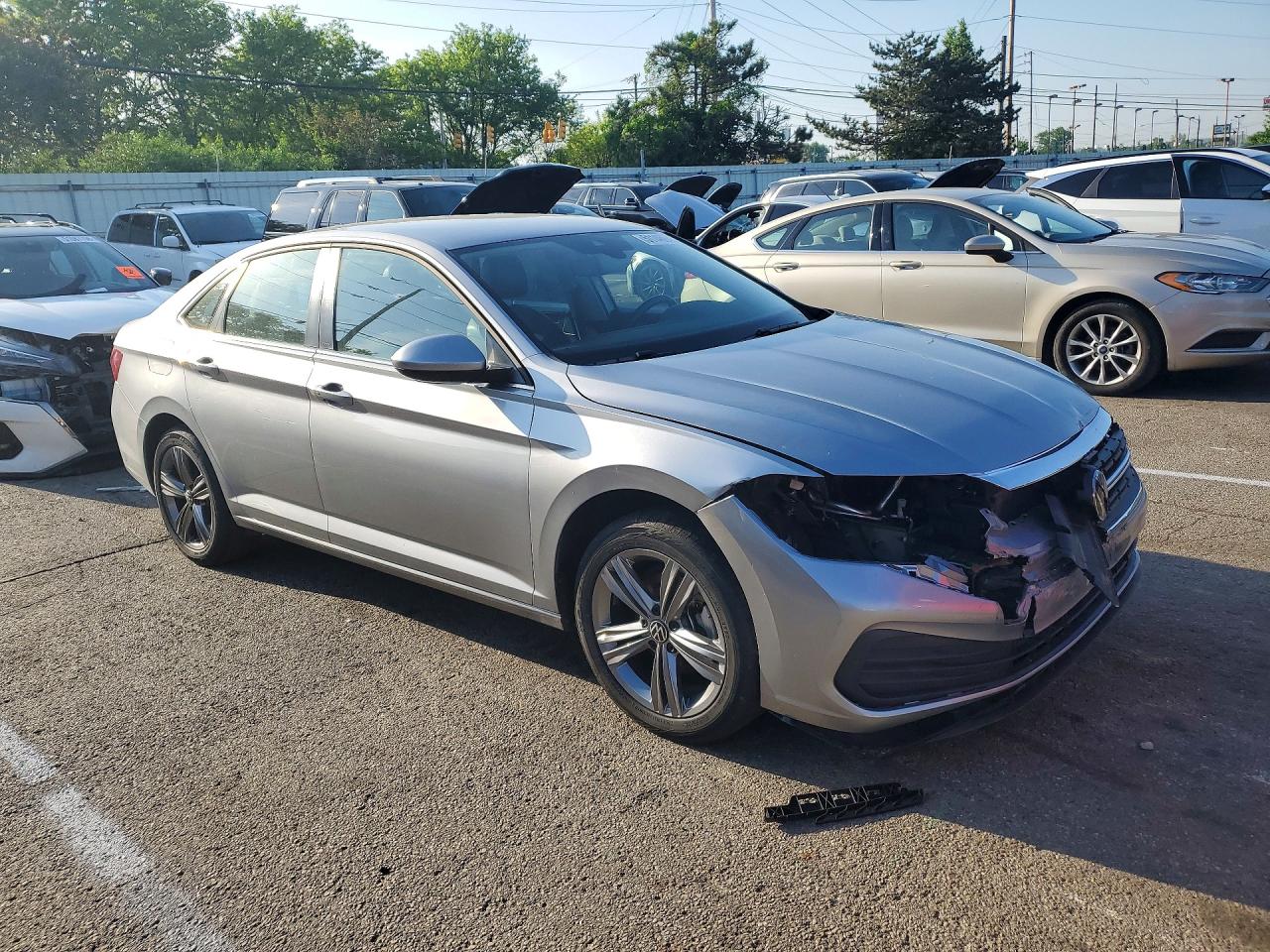 2023 Volkswagen Jetta Se Серый vin: 3VWEM7BU8PM012422