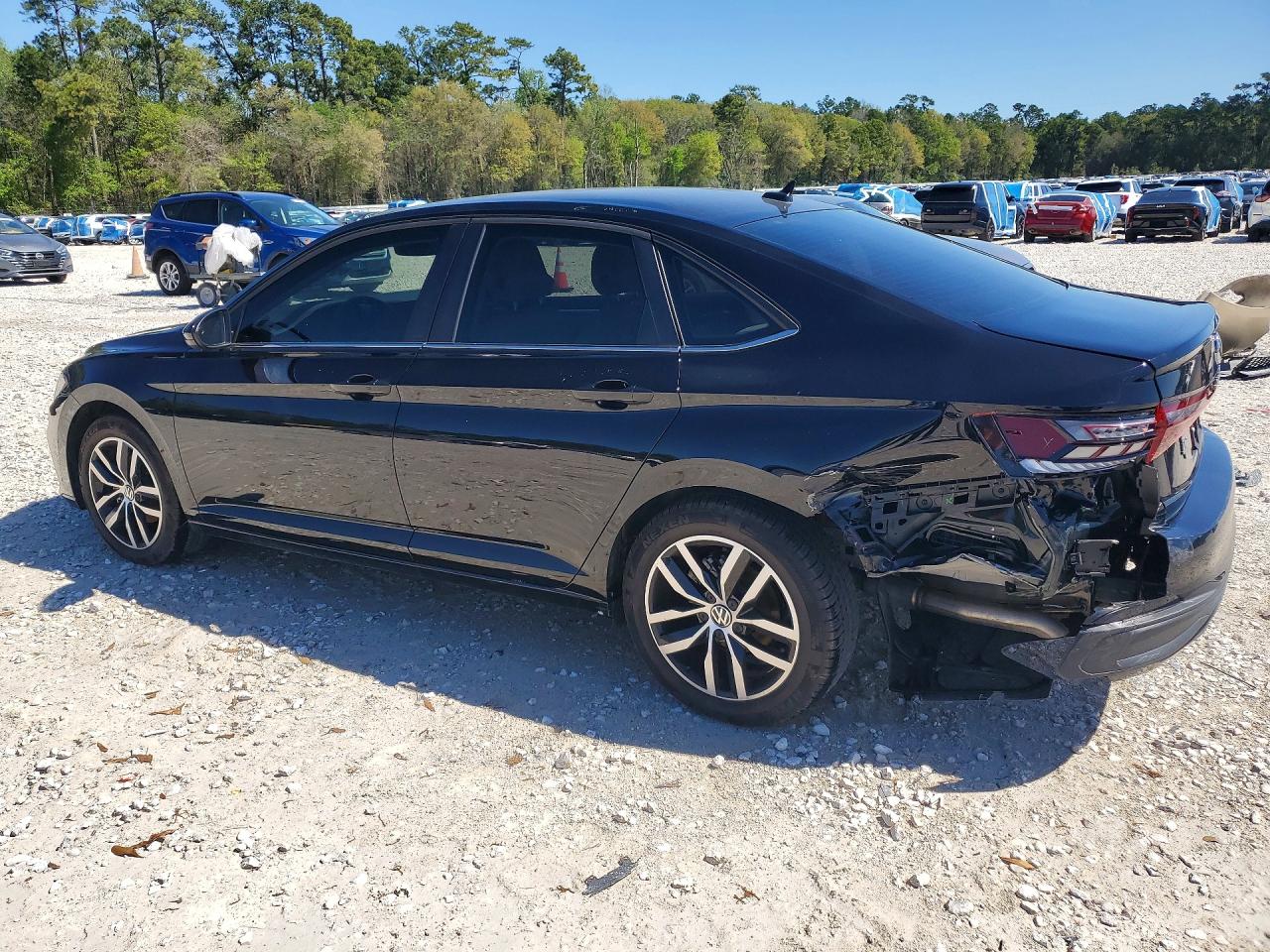 2025 Volkswagen Jetta Se Черный vin: 3VWEX7BU0SM052591