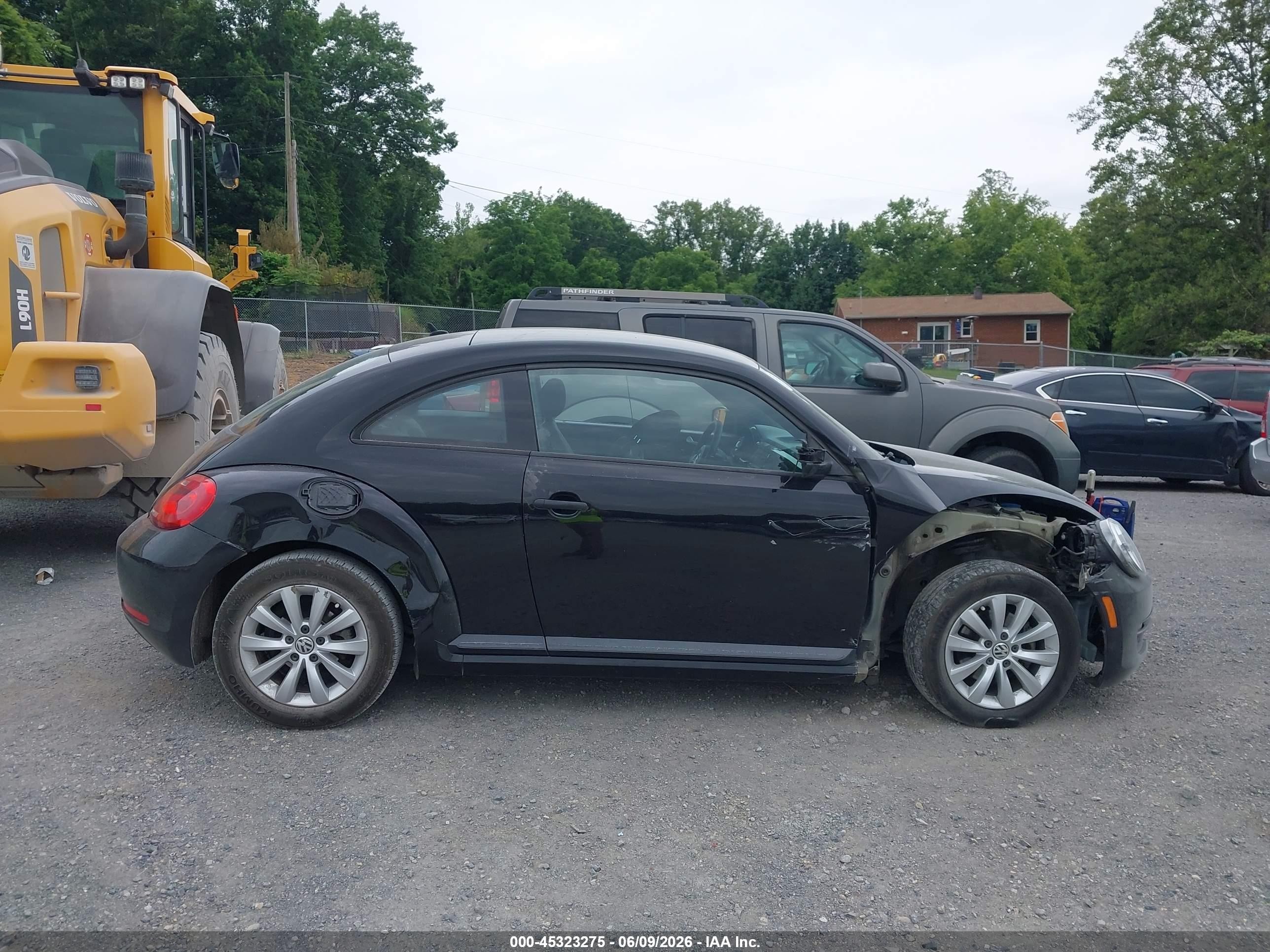 2015 Volkswagen Beetle 1.8t Fleet Edition Black vin: 3VWF17AT1FM602868