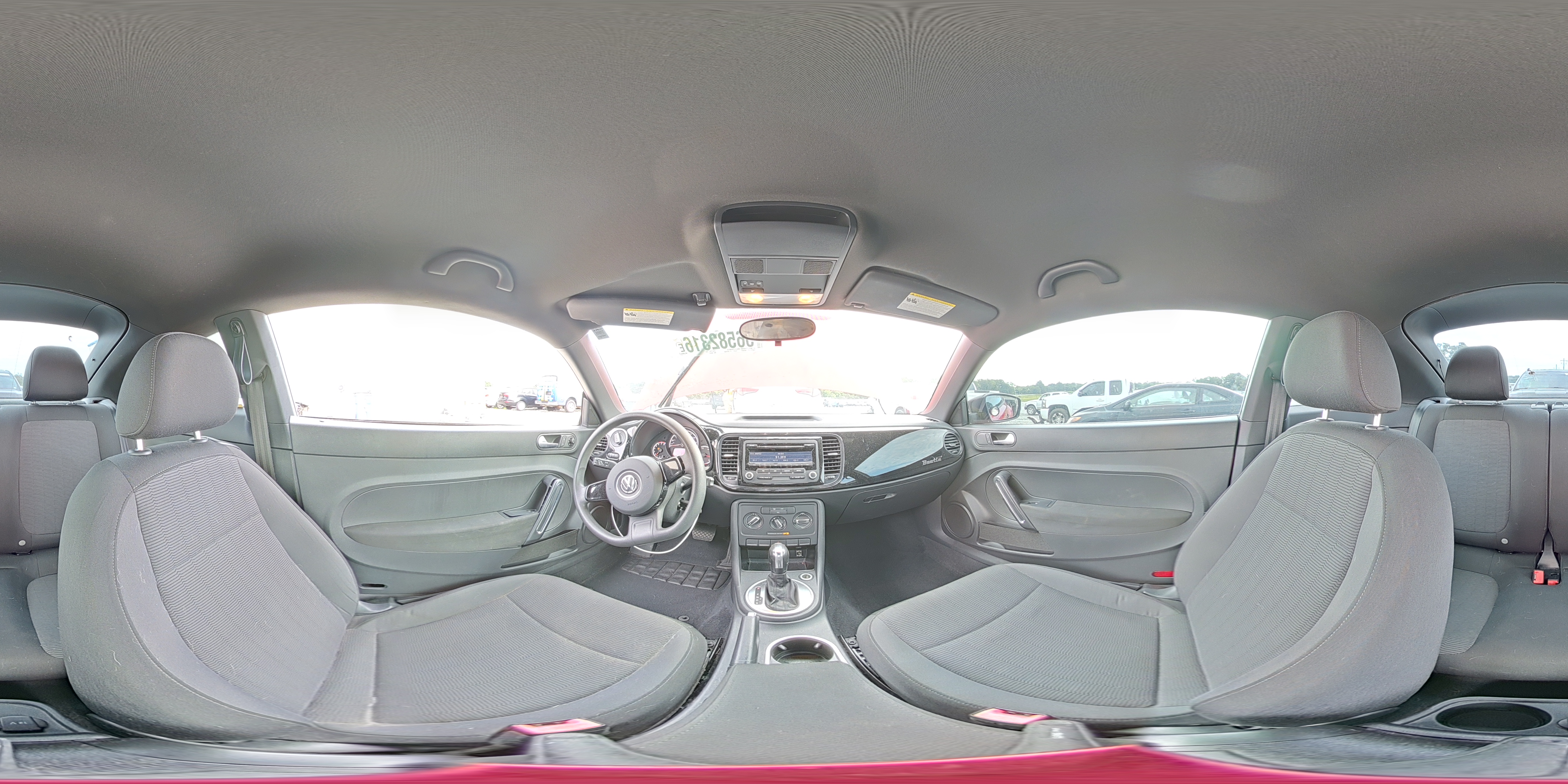 2014 Volkswagen Beetle Red vin: 3VWF17AT2EM640267