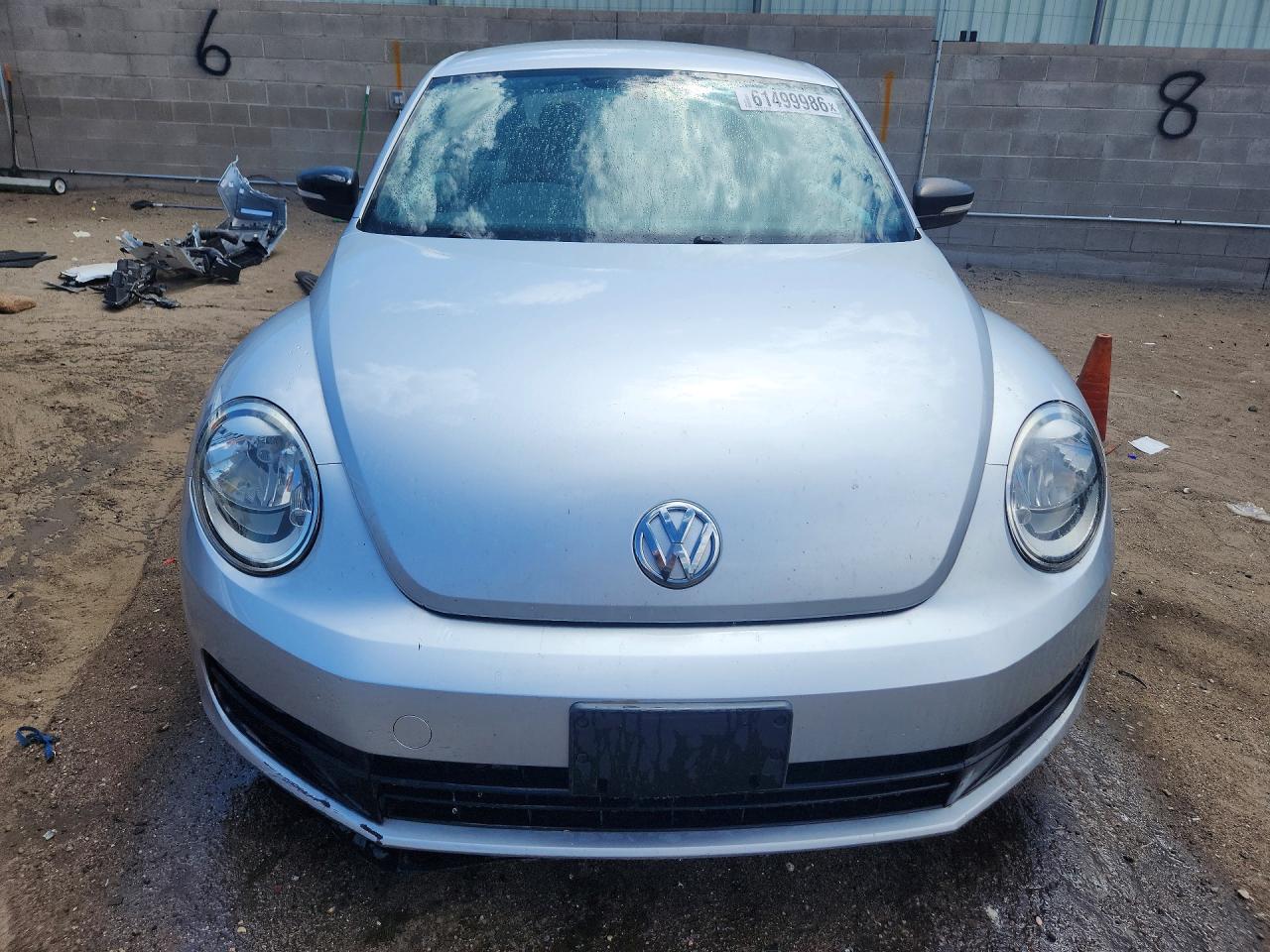 2015 Volkswagen Beetle 1.8t Silver vin: 3VWF17AT2FM603611