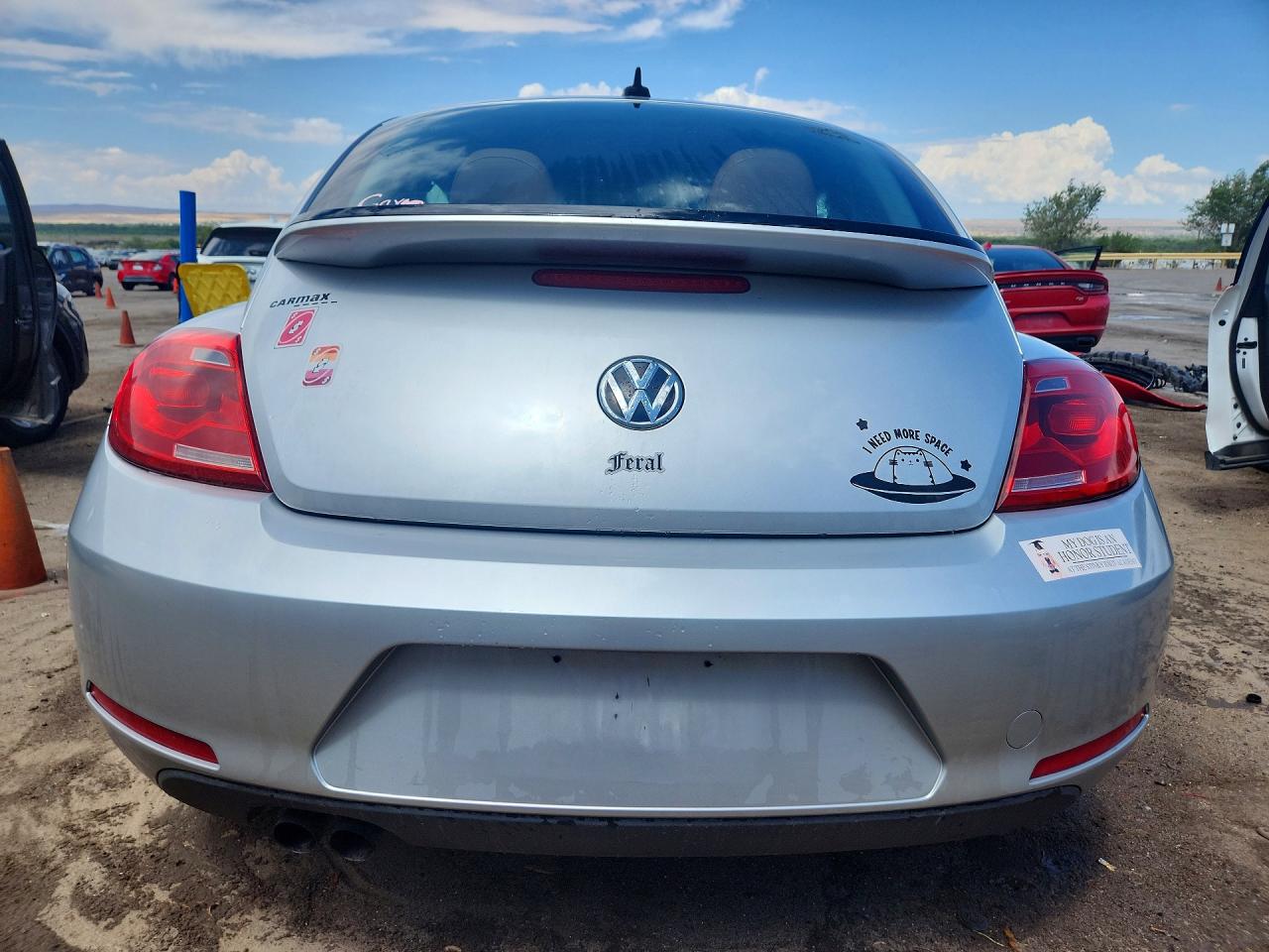 2015 Volkswagen Beetle 1.8t Silver vin: 3VWF17AT2FM603611