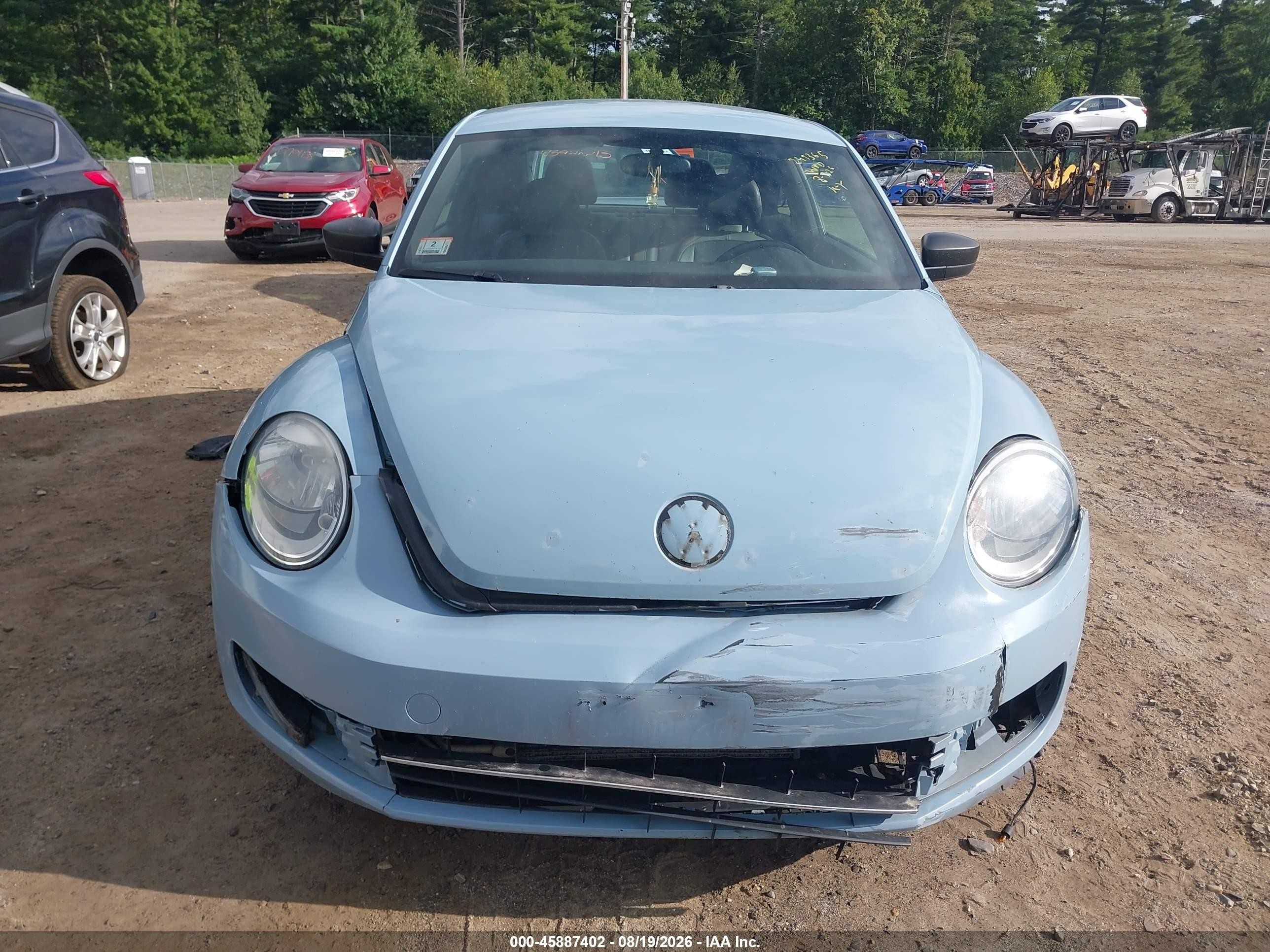 2015 Volkswagen Beetle 1.8t Fleet Edition Синий vin: 3VWF17AT2FM638889