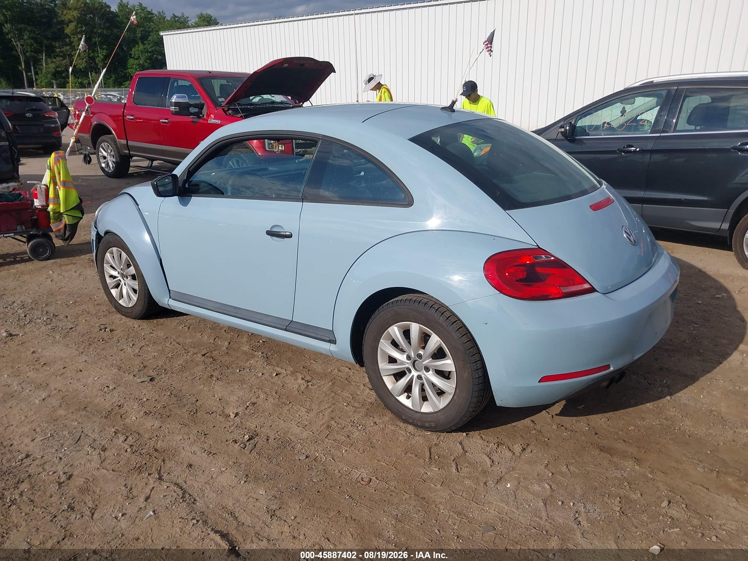 2015 Volkswagen Beetle 1.8t Fleet Edition Синий vin: 3VWF17AT2FM638889