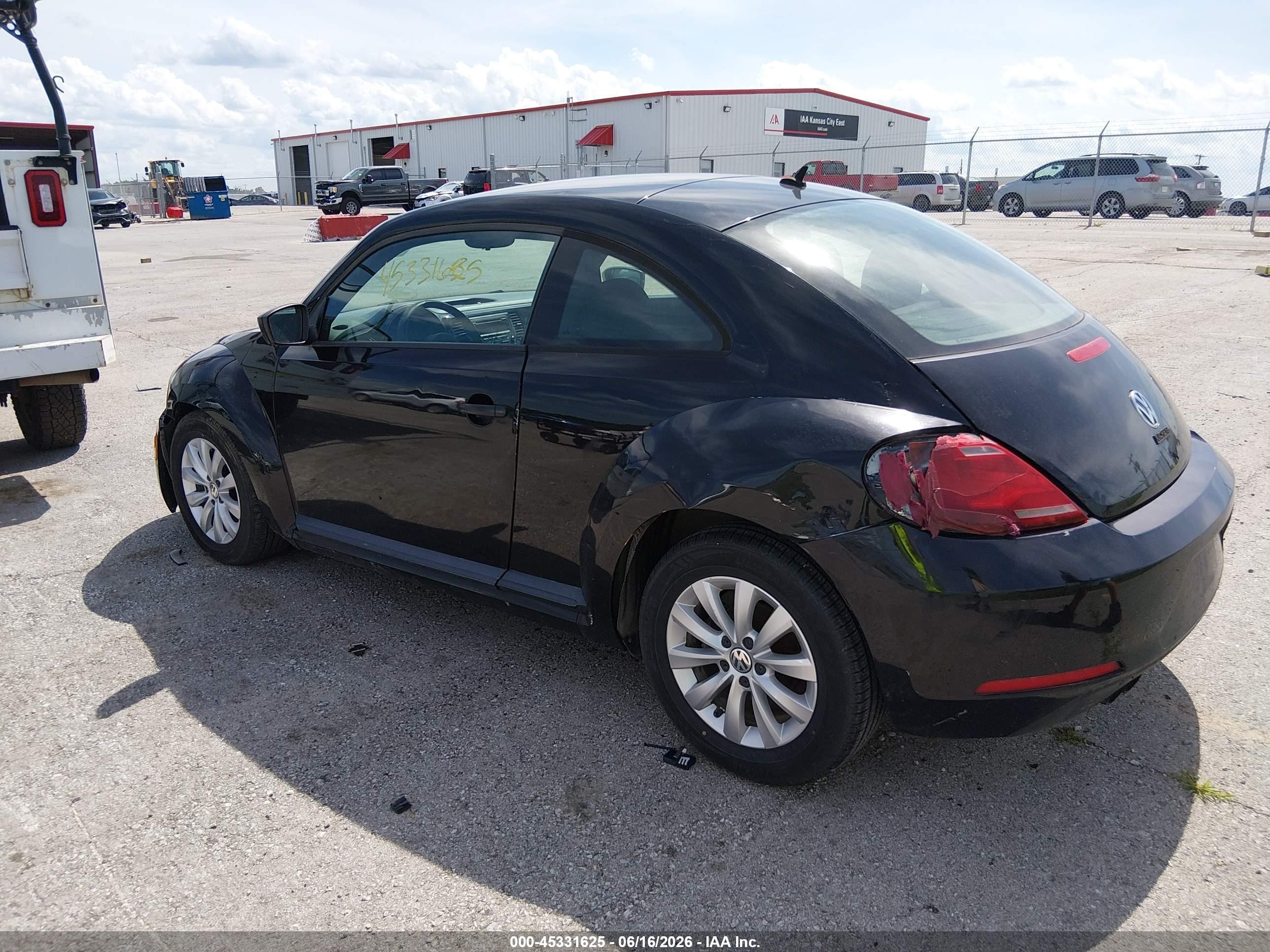 2014 Volkswagen Beetle 1.8t Entry Black vin: 3VWF17AT3EM640097