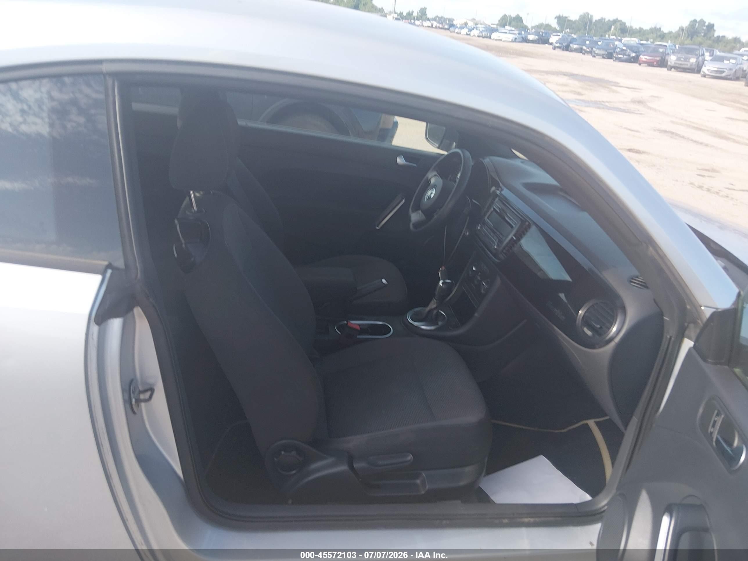 2014 Volkswagen Beetle 1.8t Entry Gray vin: 3VWF17AT3EM645882