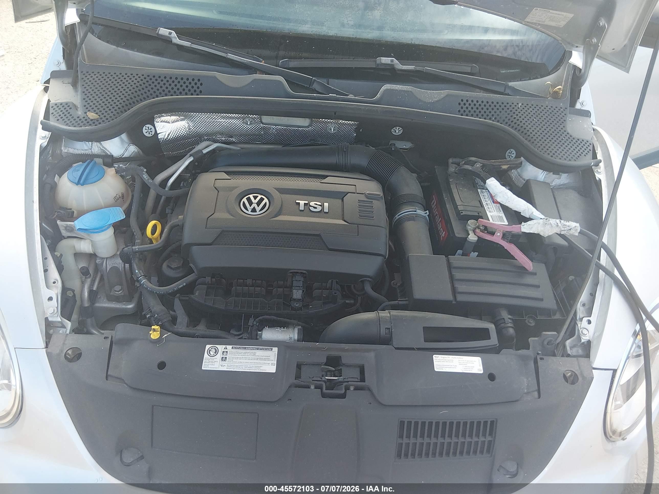 2014 Volkswagen Beetle 1.8t Entry Gray vin: 3VWF17AT3EM645882