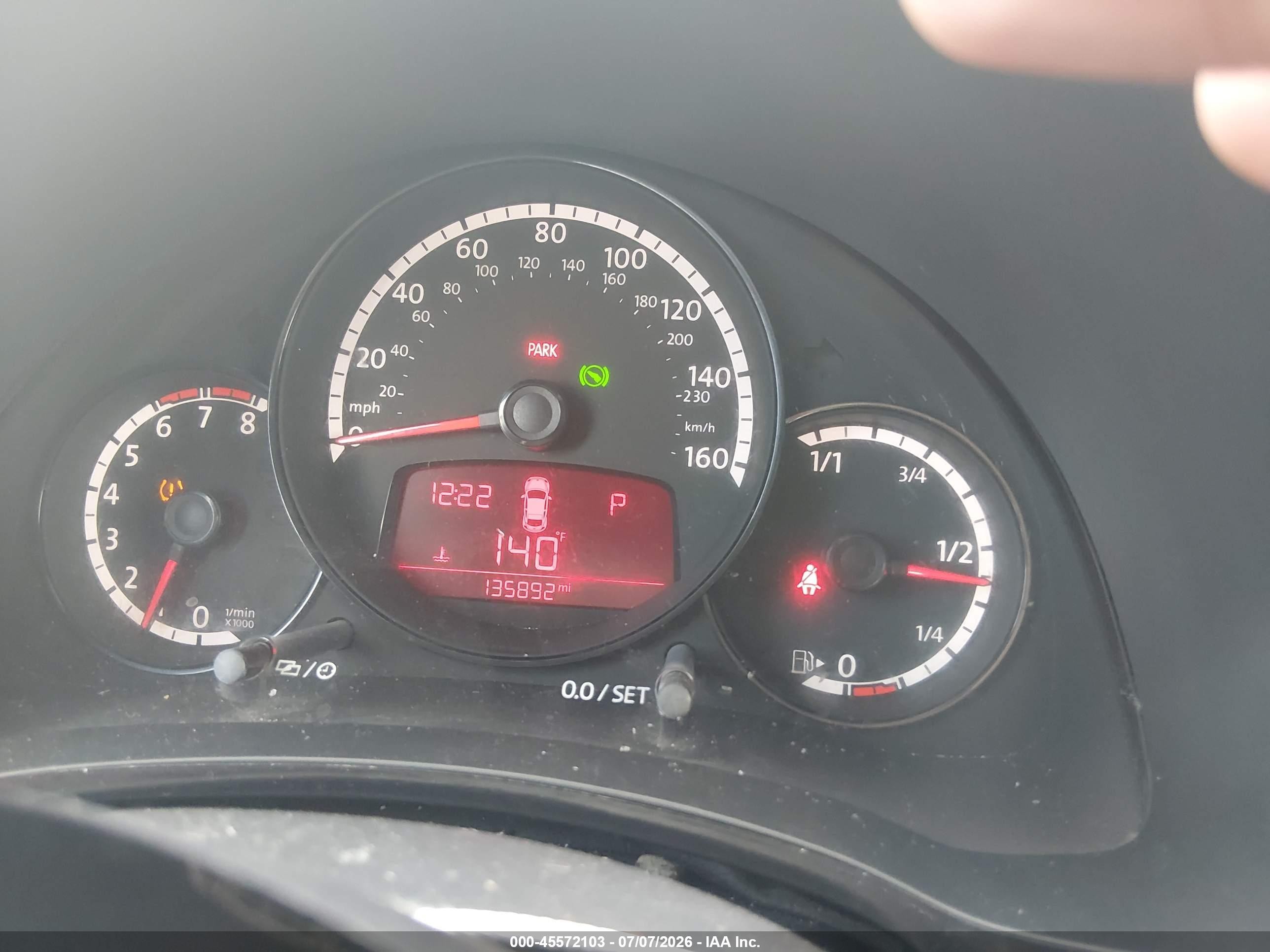 2014 Volkswagen Beetle 1.8t Entry Gray vin: 3VWF17AT3EM645882