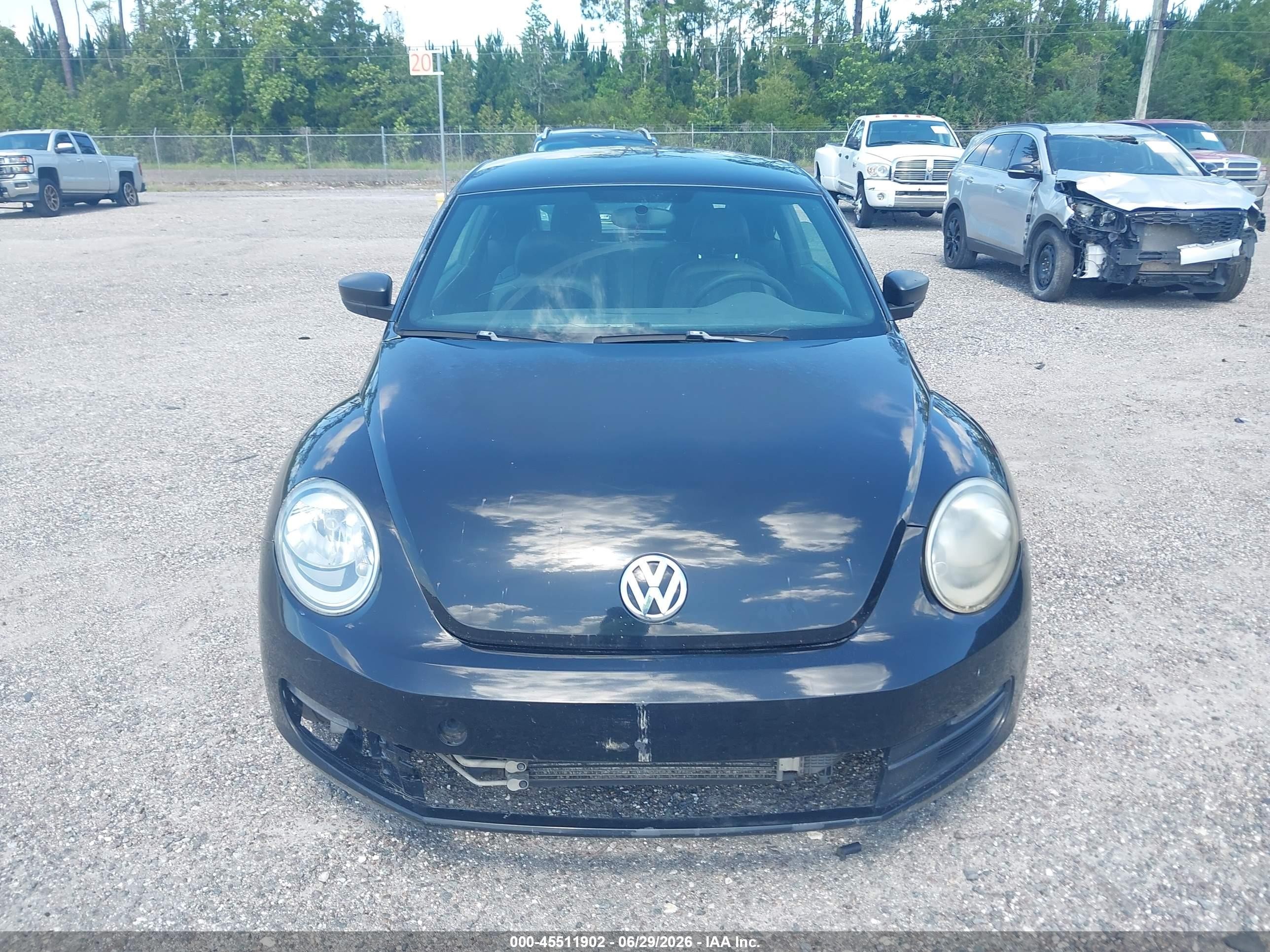 2015 Volkswagen Beetle 1.8t Fleet Edition Black vin: 3VWF17AT5FM640751