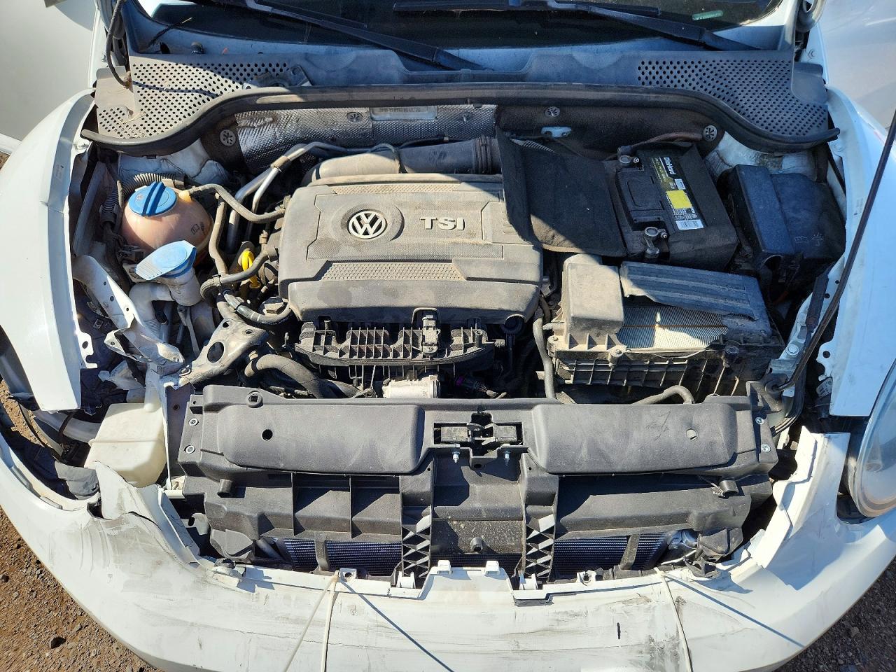 2014 Volkswagen Beetle Белый vin: 3VWF17AT6EM642779