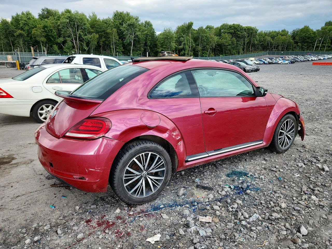 2017 Volkswagen Beetle 1.8t Pink vin: 3VWF17AT7HM604434