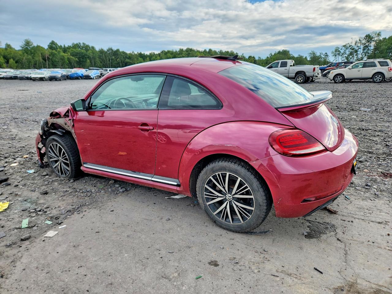 2017 Volkswagen Beetle 1.8t Pink vin: 3VWF17AT7HM604434