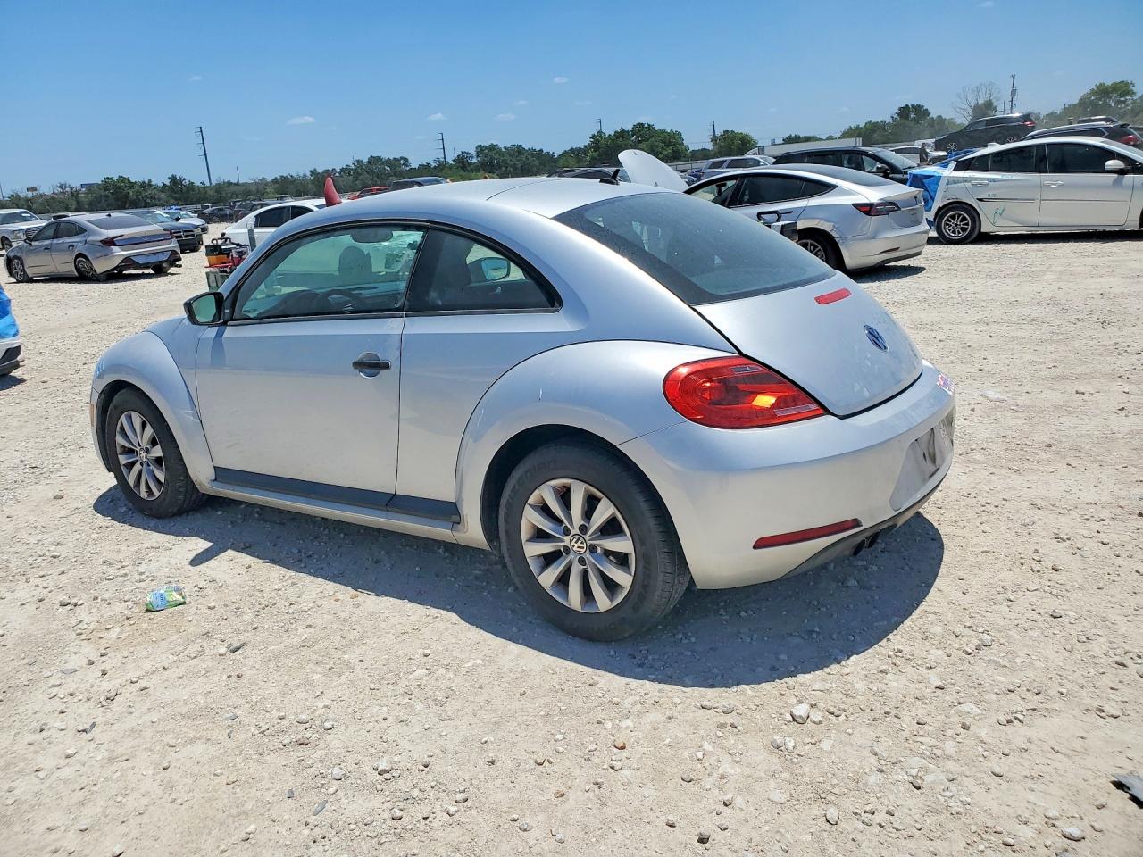 2014 Volkswagen Beetle Silver vin: 3VWF17AT8EM634795