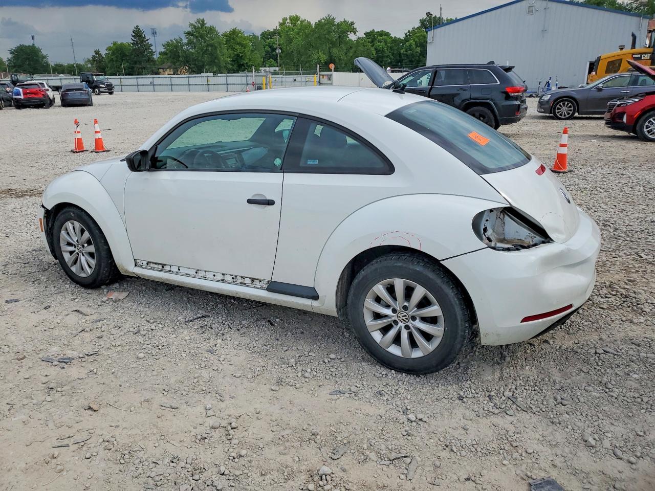 2015 Volkswagen Beetle 1.8t White vin: 3VWF17AT8FM624334