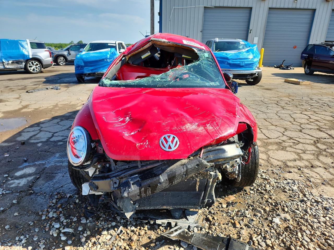 2014 Volkswagen Beetle Красный vin: 3VWF17AT9EM653260