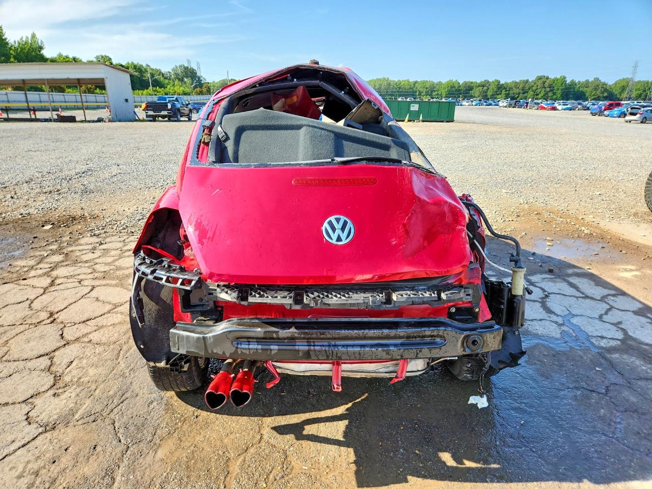 2014 Volkswagen Beetle Красный vin: 3VWF17AT9EM653260