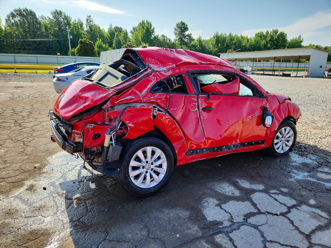 2014 Volkswagen Beetle Красный vin: 3VWF17AT9EM653260